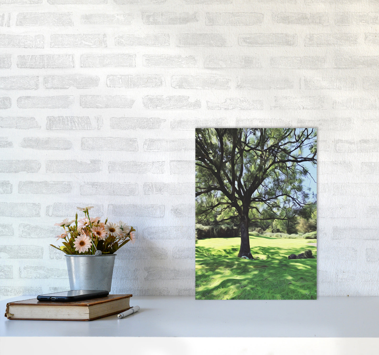 Tree A3 Black Frame