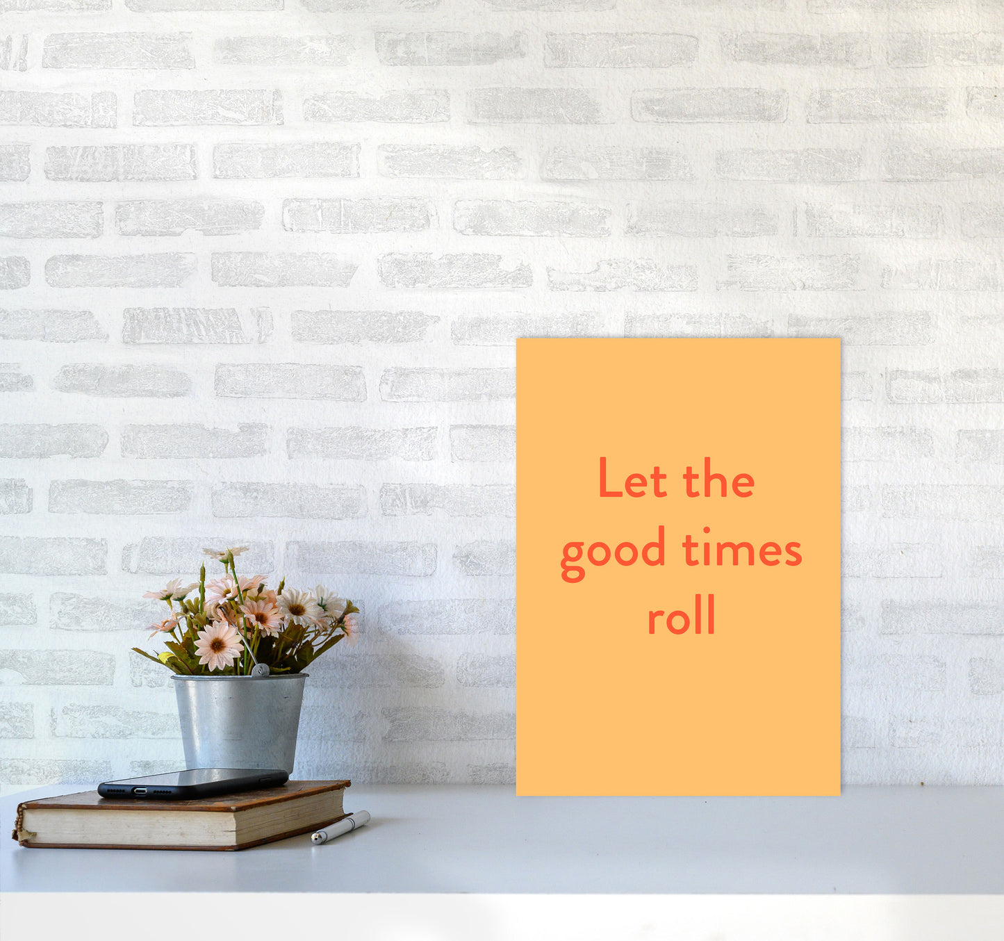 Good times roll Art Print by Proper Job Studio A3 Black Frame