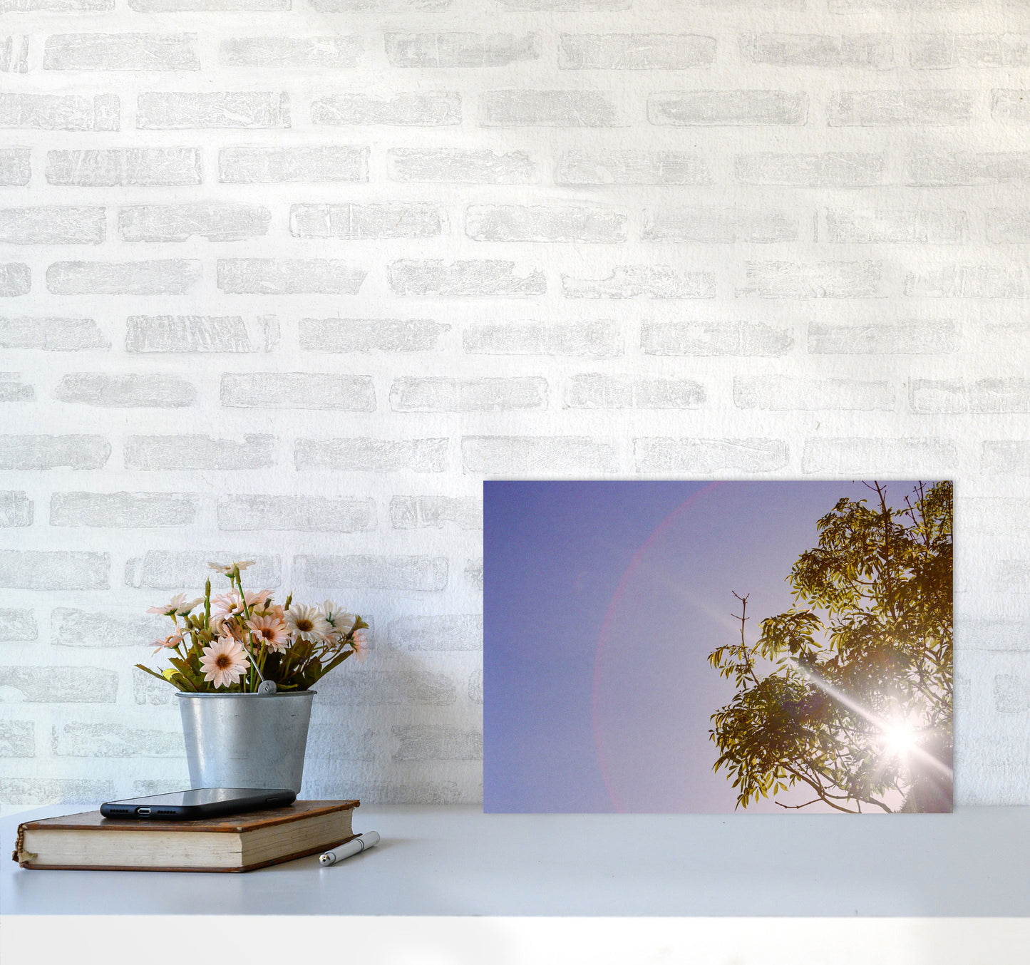 Summer haze Art Print by Proper Job Studio A3 Black Frame
