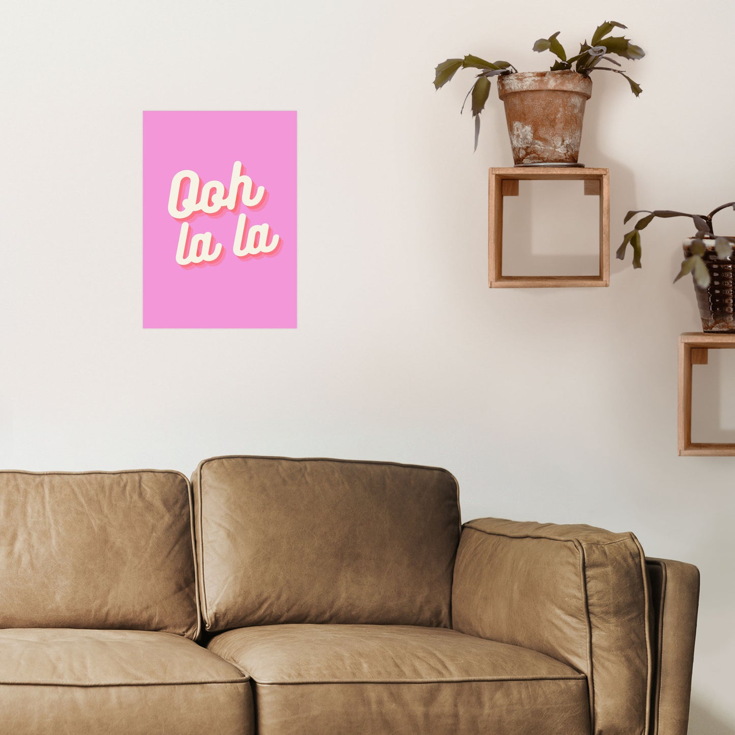Ooh la la Art Print by Proper Job Studio A3 Black Frame