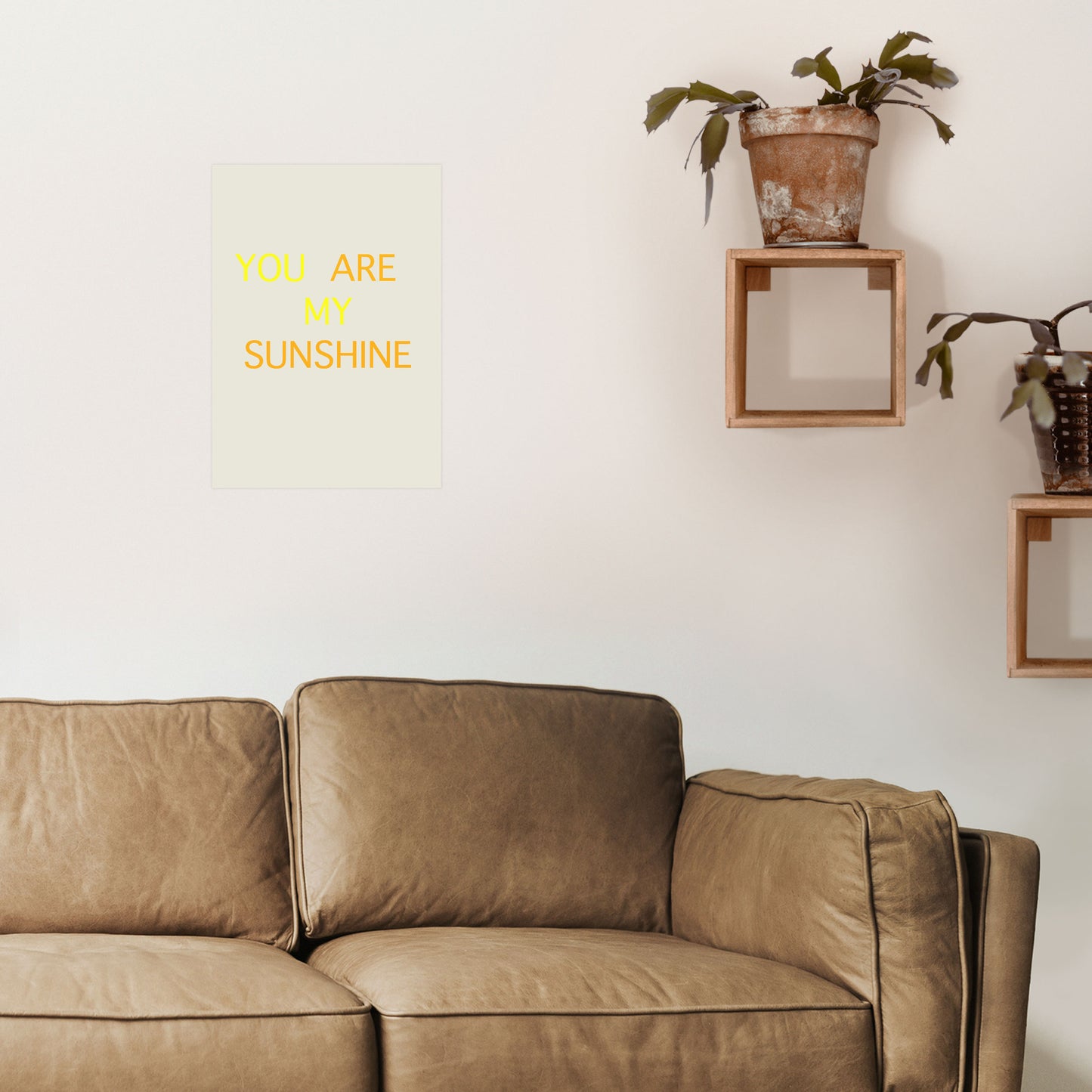 My Sunshine Art Print by Proper Job Studio A3 Black Frame