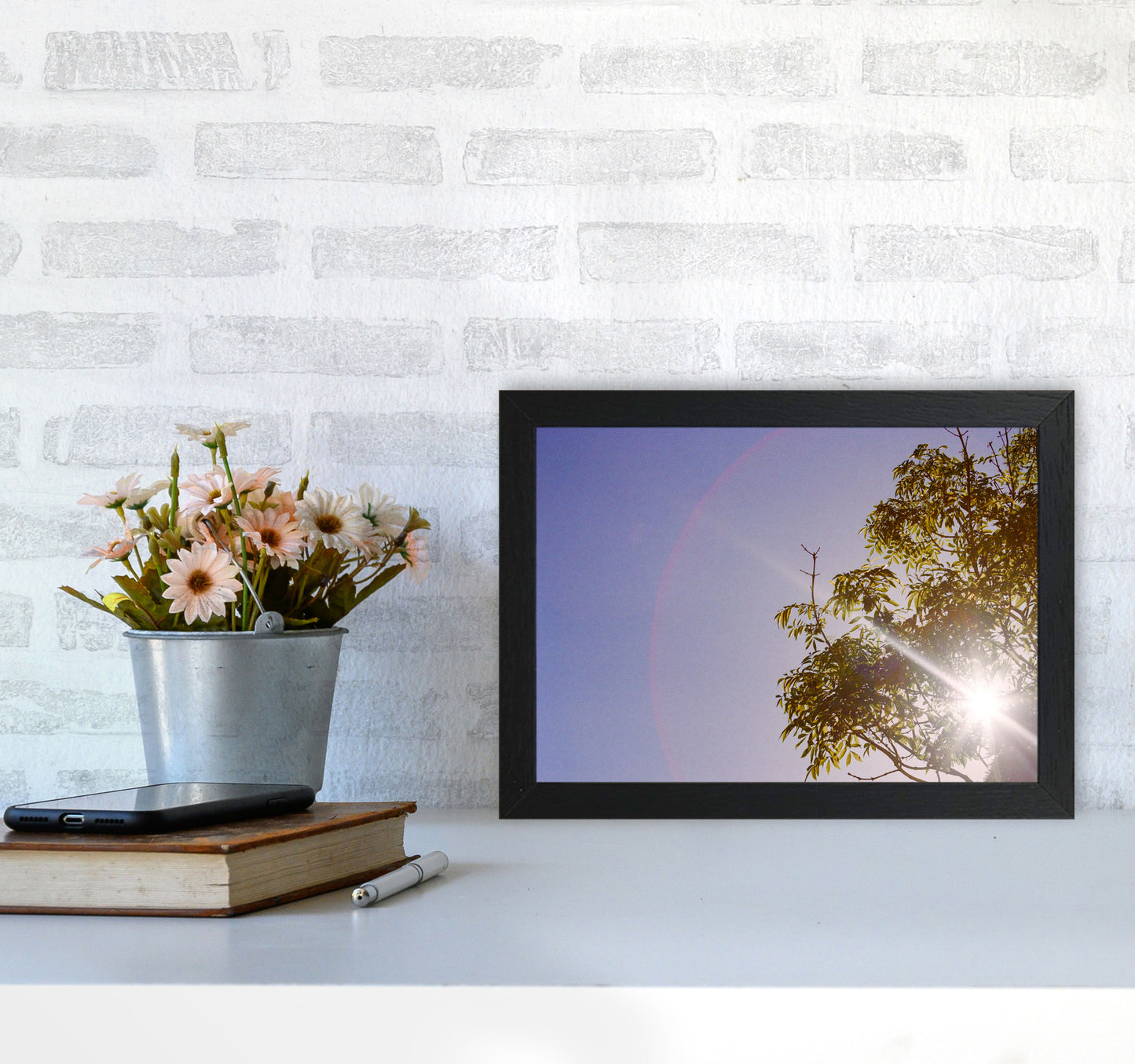 Summer haze Art Print by Proper Job Studio A4 White Frame