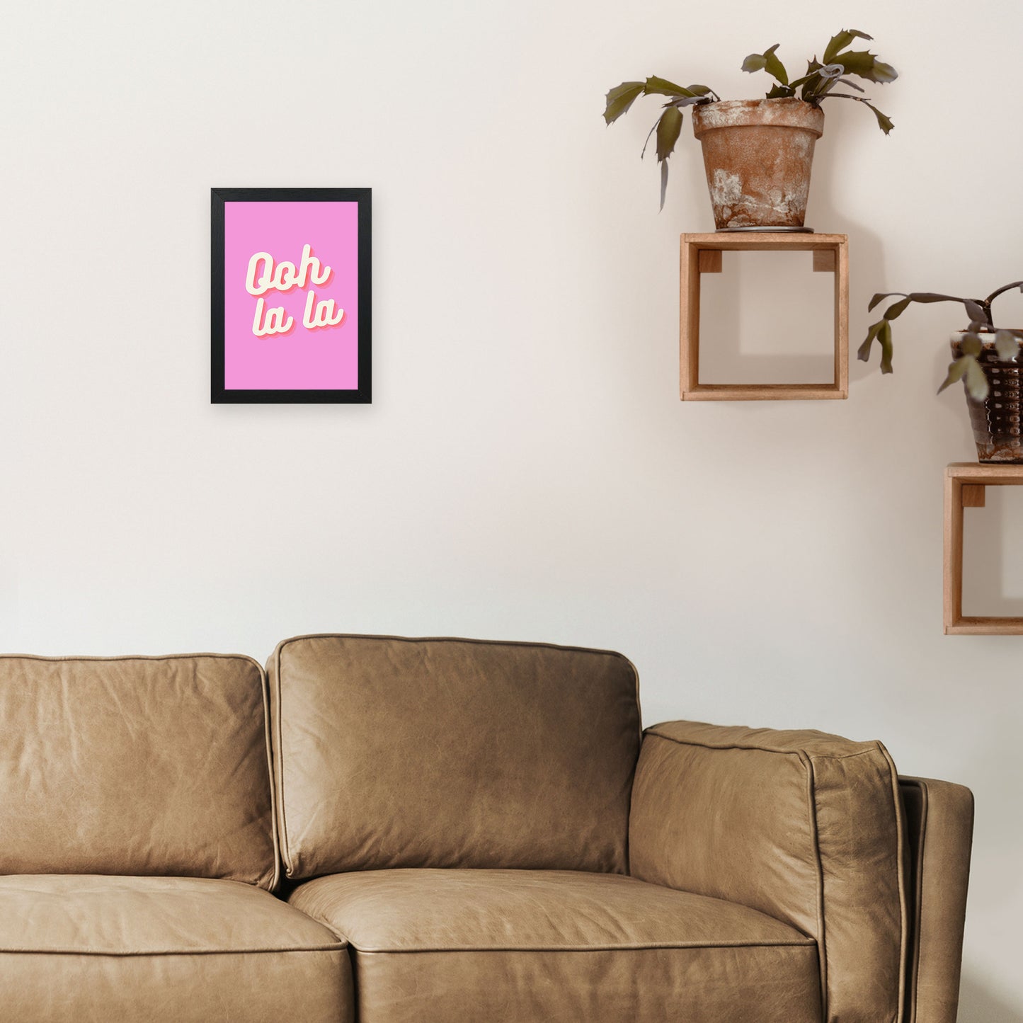 Ooh la la Art Print by Proper Job Studio A4 White Frame
