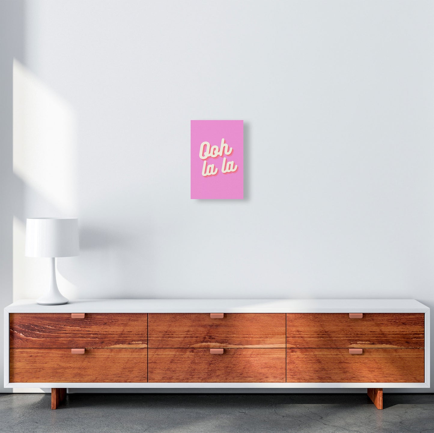 Ooh la la Art Print by Proper Job Studio A4 Canvas