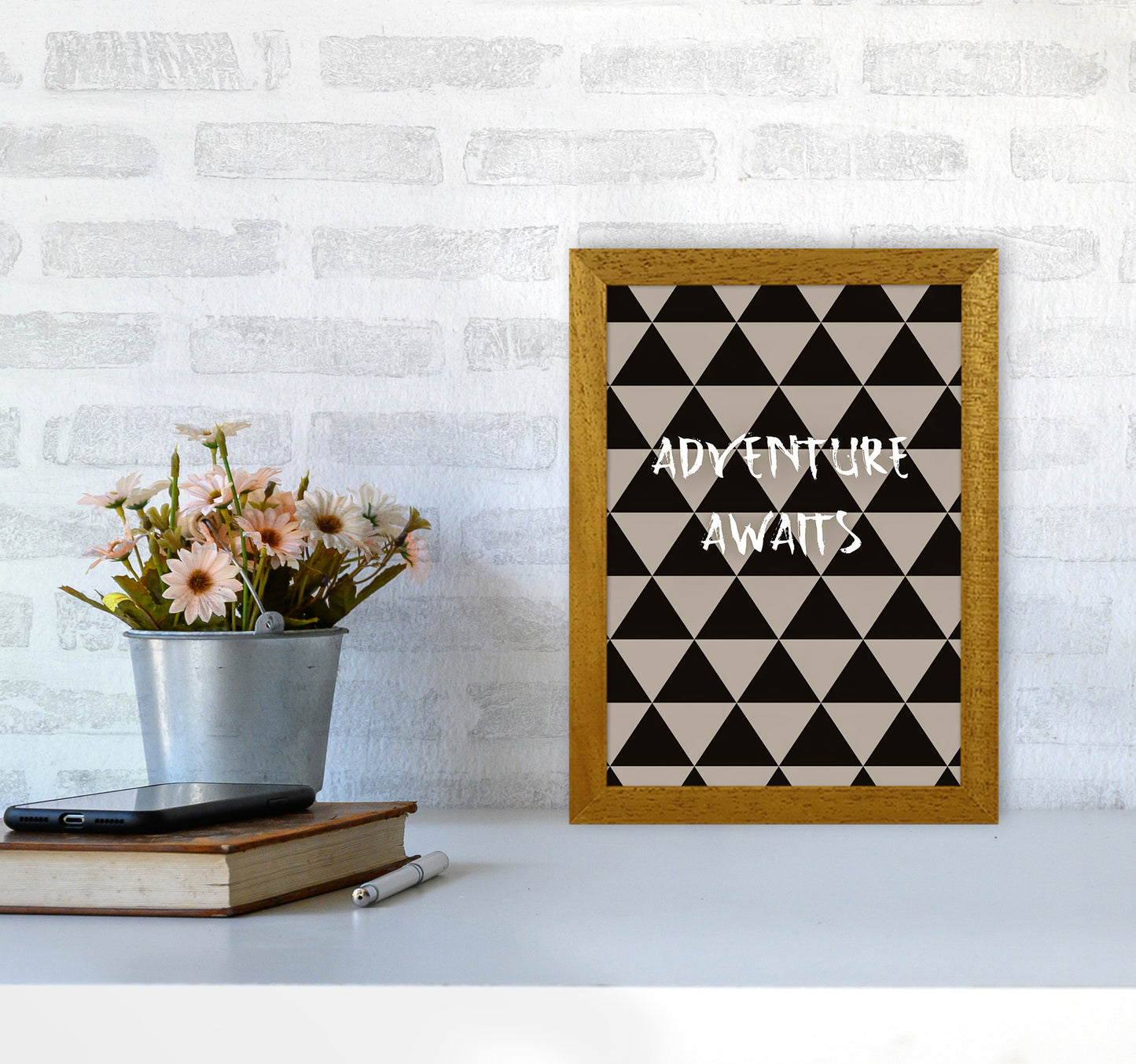 Adventure Quote Art Print by Proper Job Studio A4 Print Only