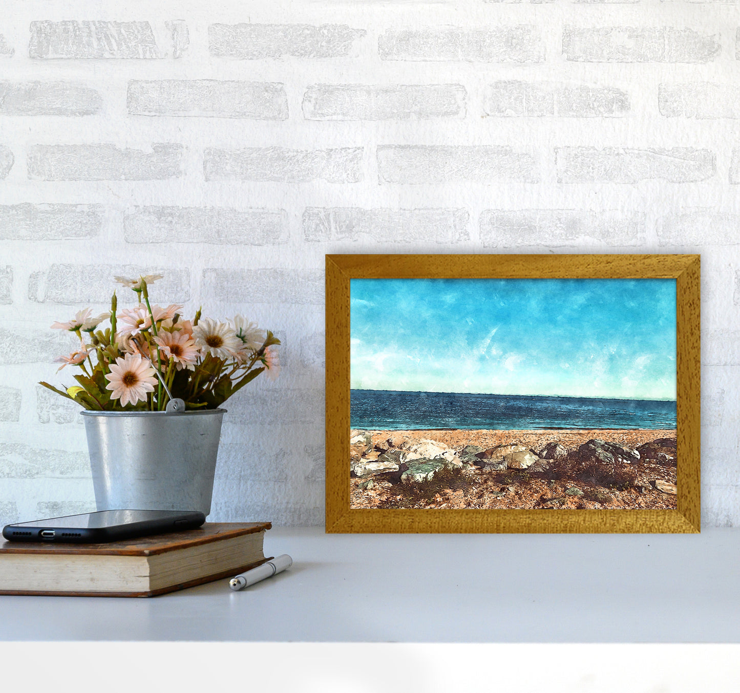 A day at the beach 2 A4 Print Only