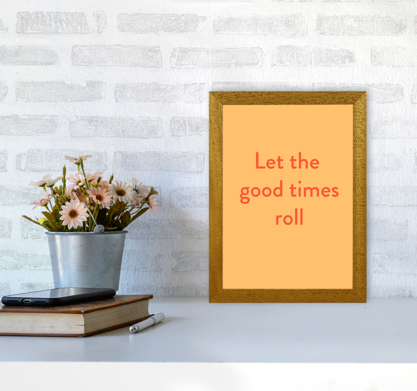 Good times roll Art Print by Proper Job Studio A4 Print Only
