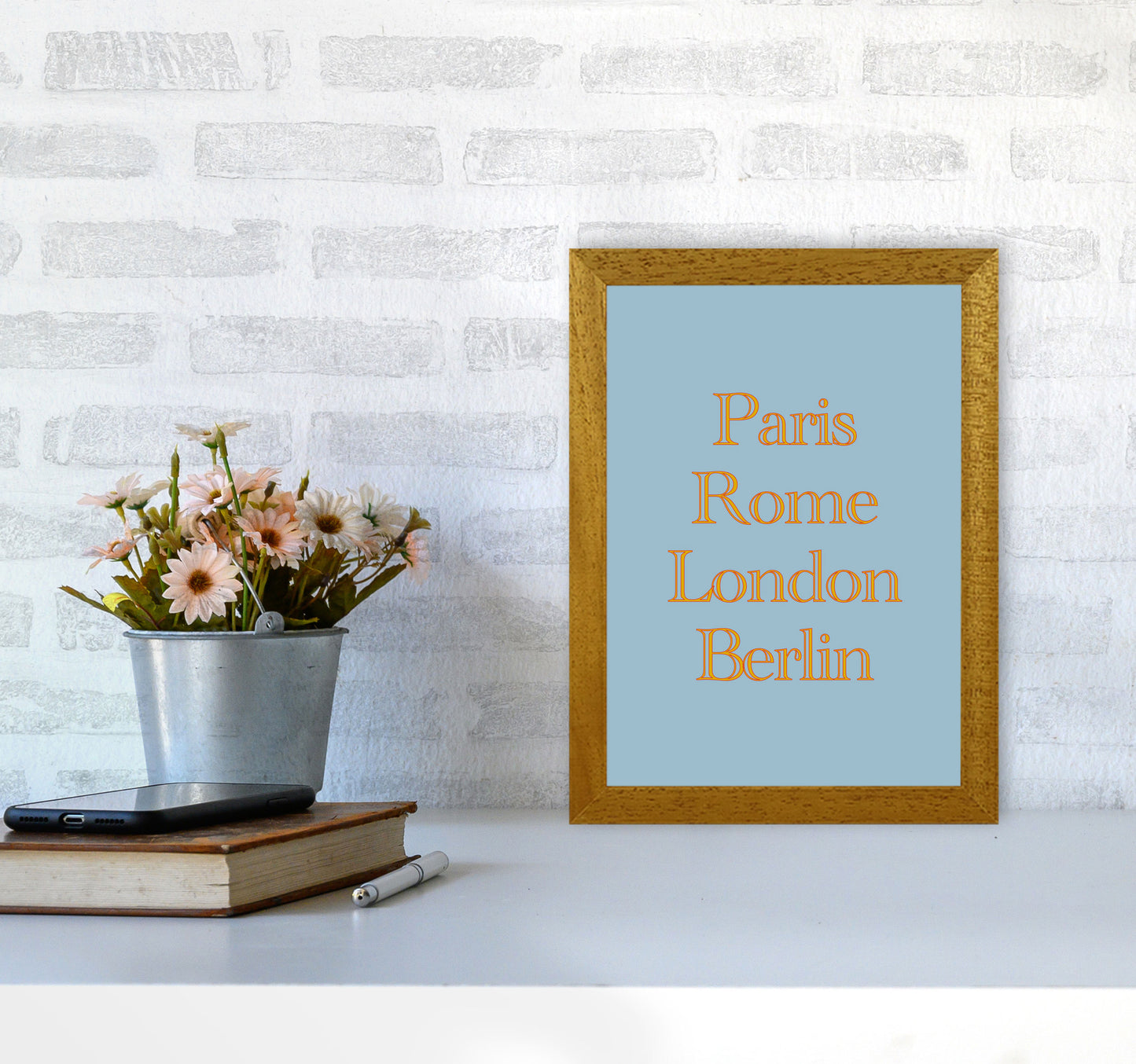 Cities (2) Art Print by Proper Job Studio A4 Print Only