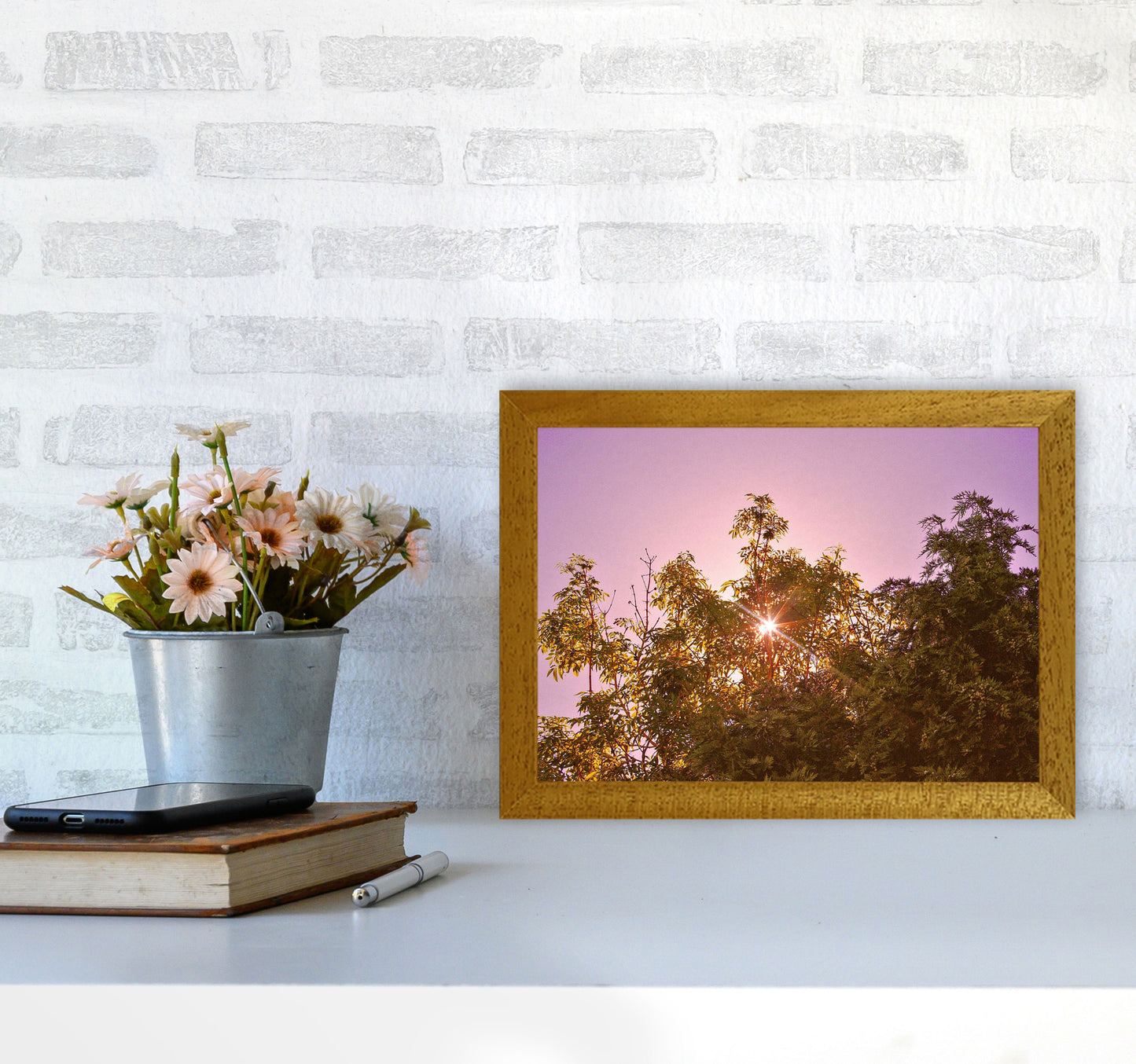 Blush Sunrise Art Print by Proper Job Studio A4 Print Only