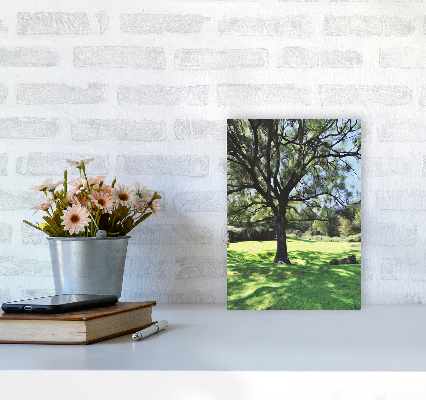 Tree A4 Black Frame