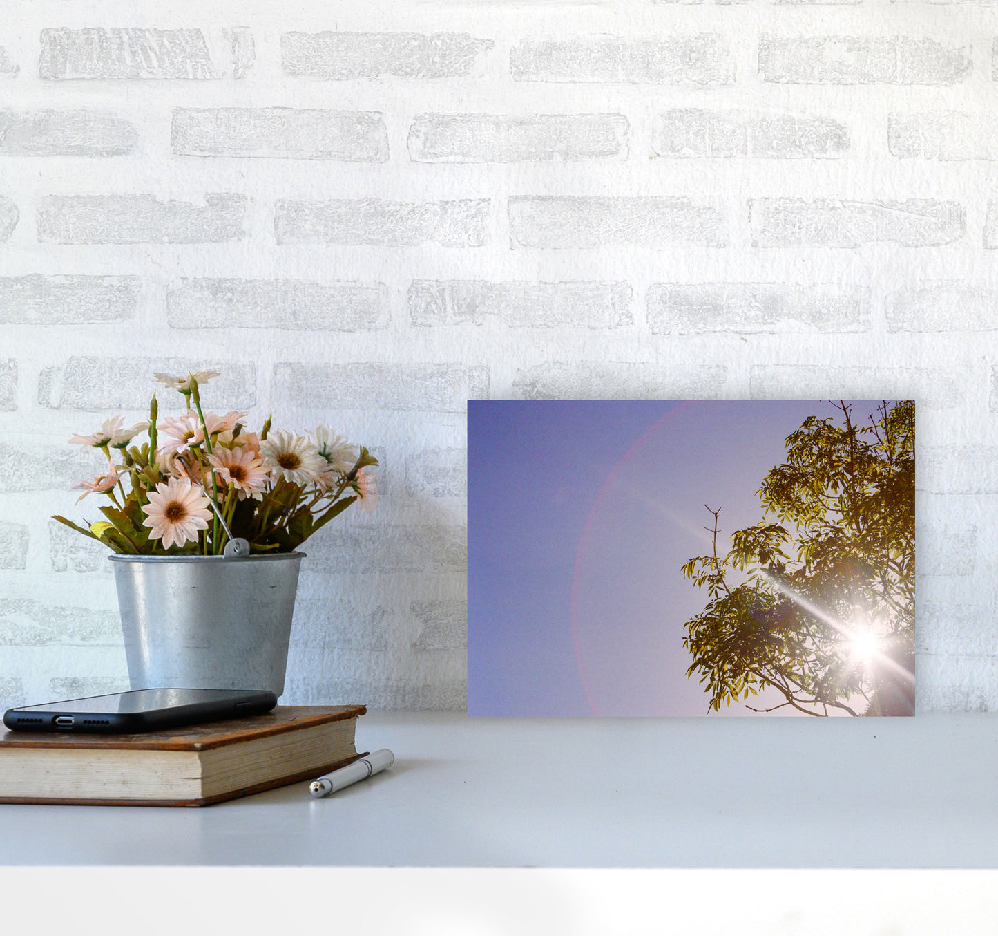 Summer haze Art Print by Proper Job Studio A4 Black Frame