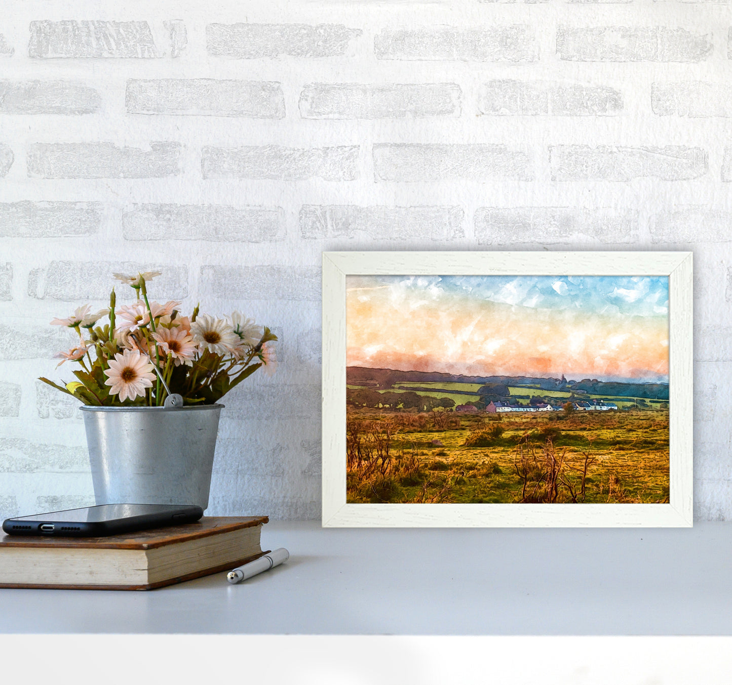 Looking over Dartmoor A4 Oak Frame