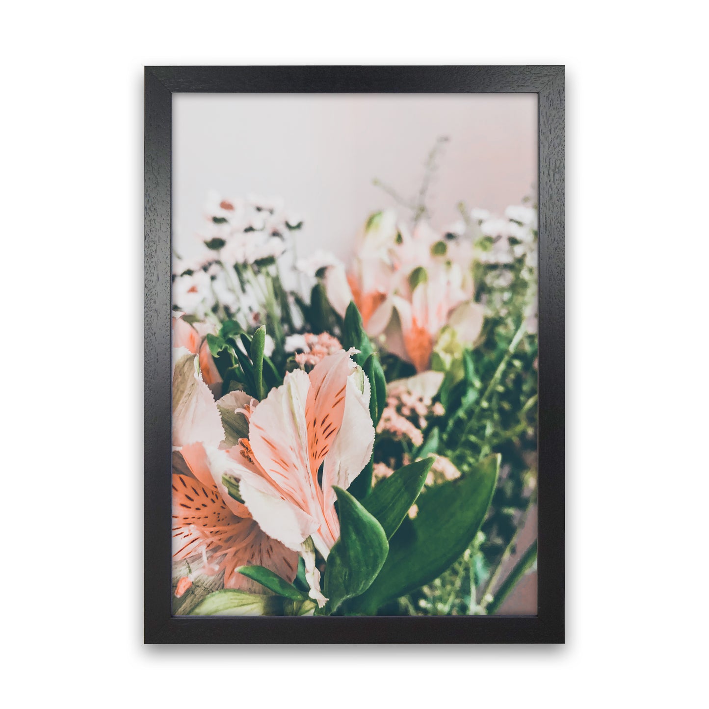 Flowers Photography Art Print by Proper Job Studio Black Grain