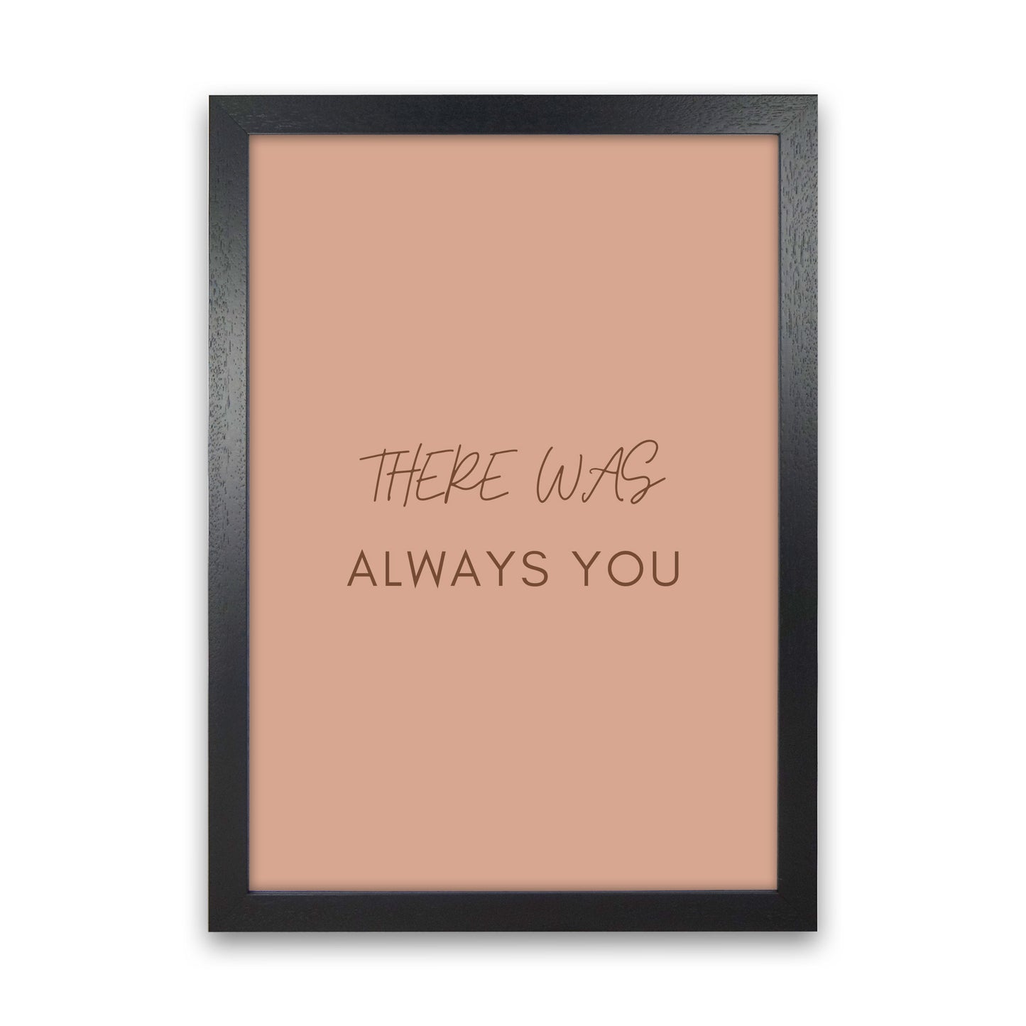 There was you Art Print by Proper Job Studio Black Grain