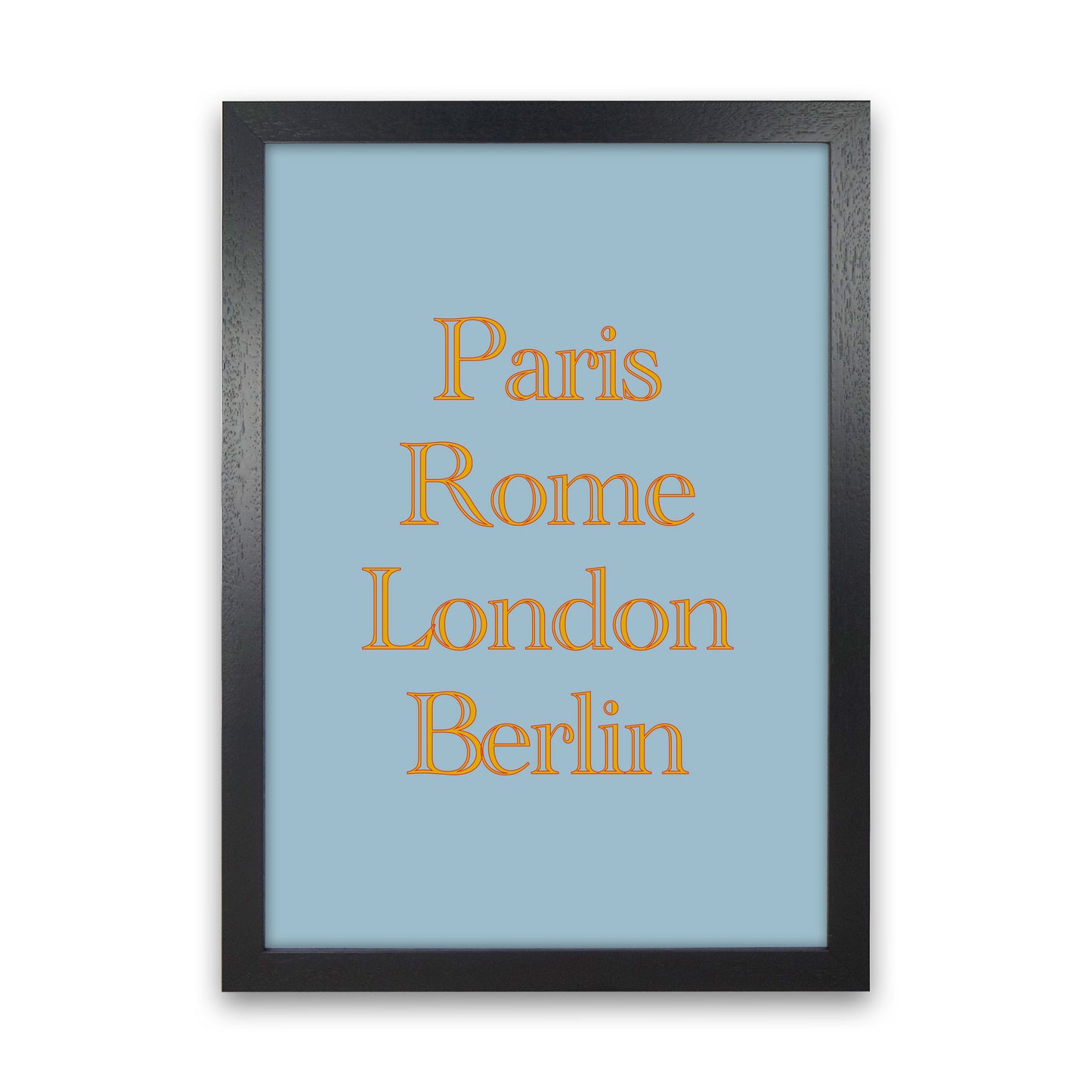 Cities (2) Art Print by Proper Job Studio Black Grain