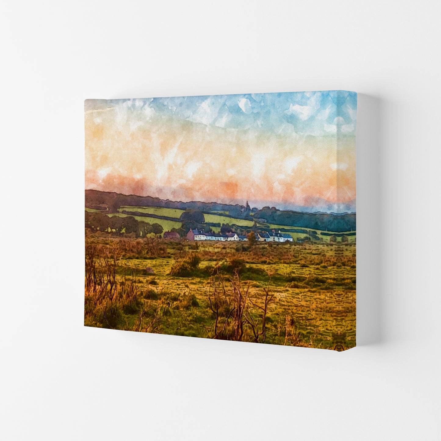 Looking over Dartmoor Canvas