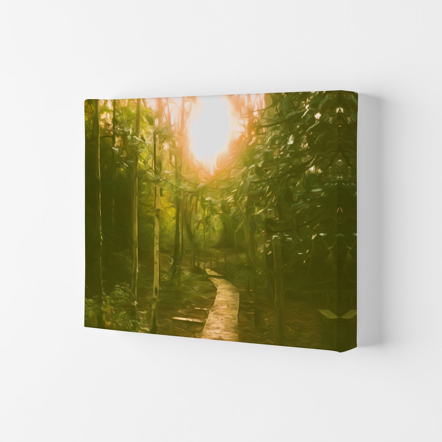 Autumn wood Canvas