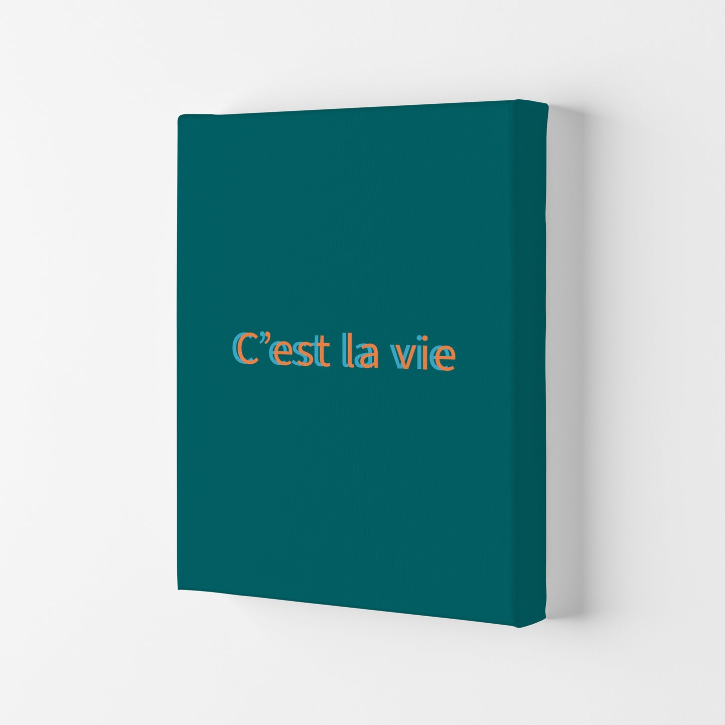 Cest la vie Art Print by Proper Job Studio Canvas