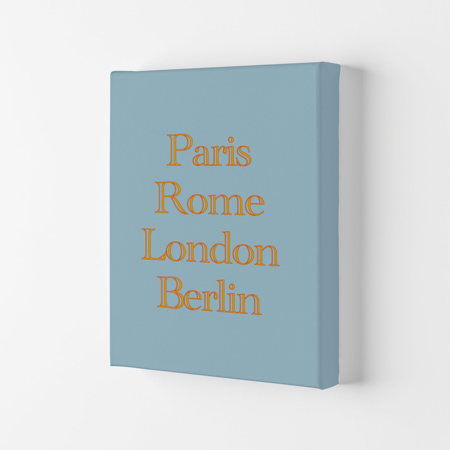 Cities (2) Art Print by Proper Job Studio Canvas