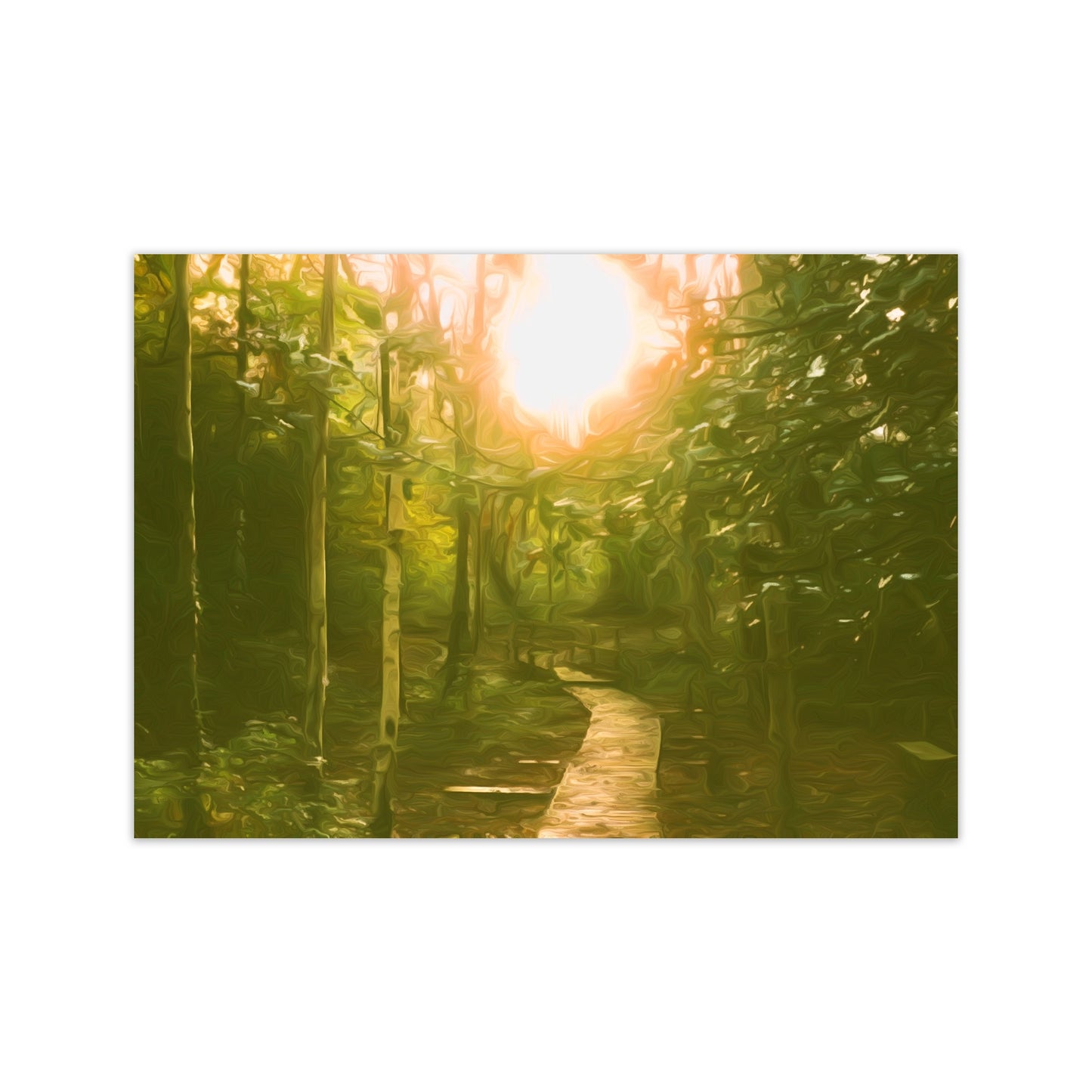 Autumn wood Print Only