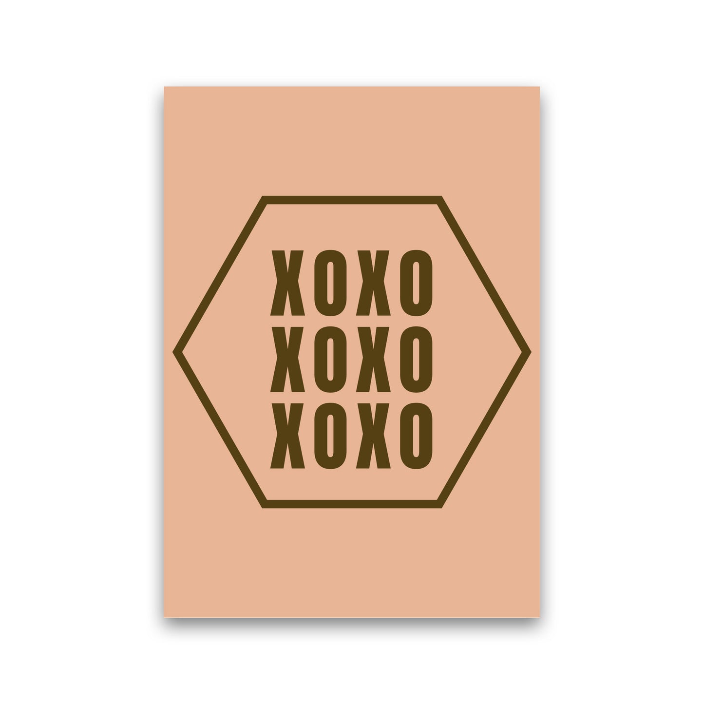 XOXO Art Print by Proper Job Studio Print Only