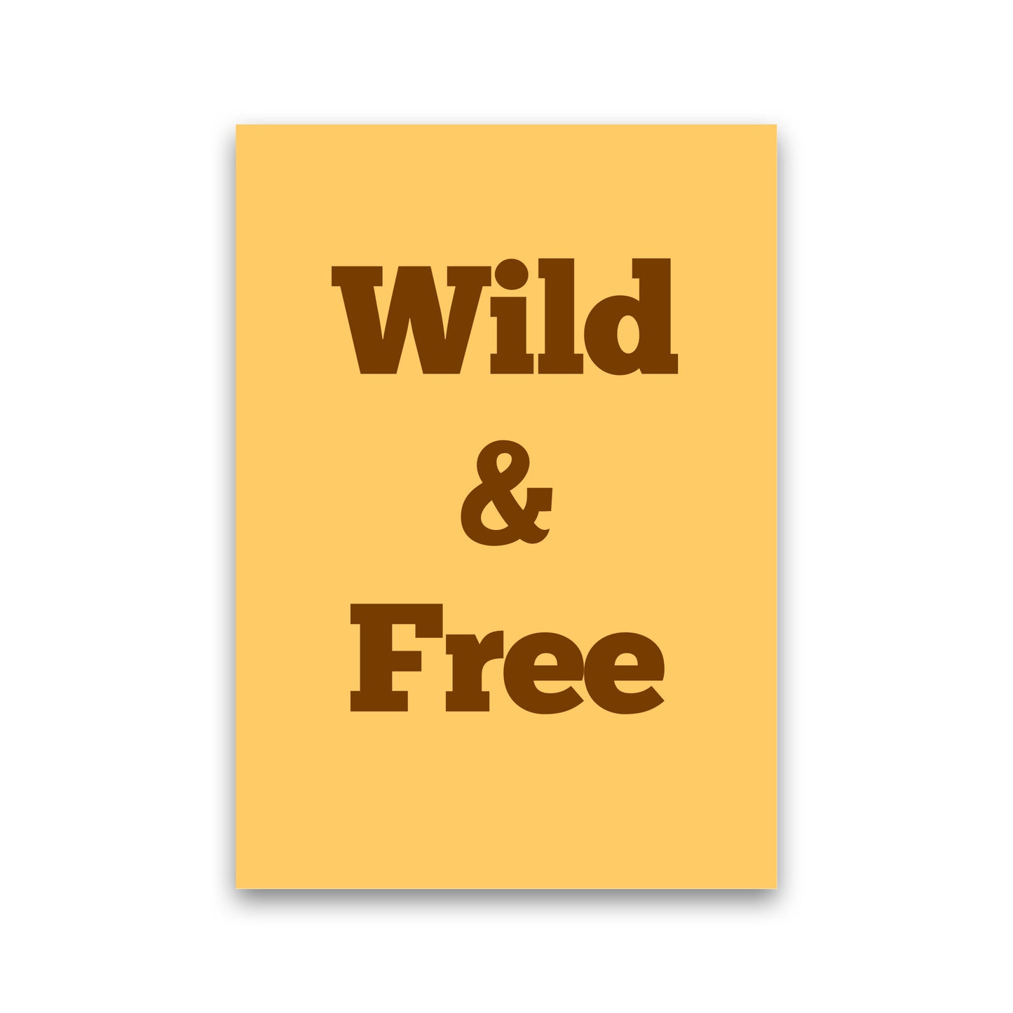 Wild & Free Art Print by Proper Job Studio Print Only