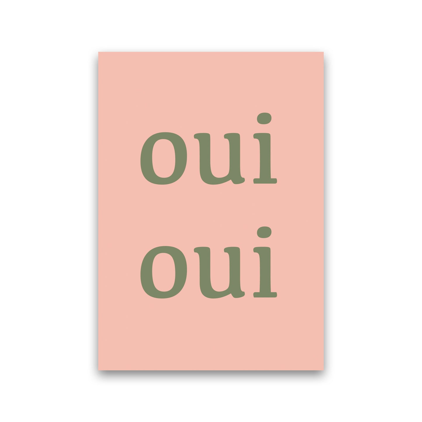 OUI OUI Art Print by Proper Job Studio Print Only