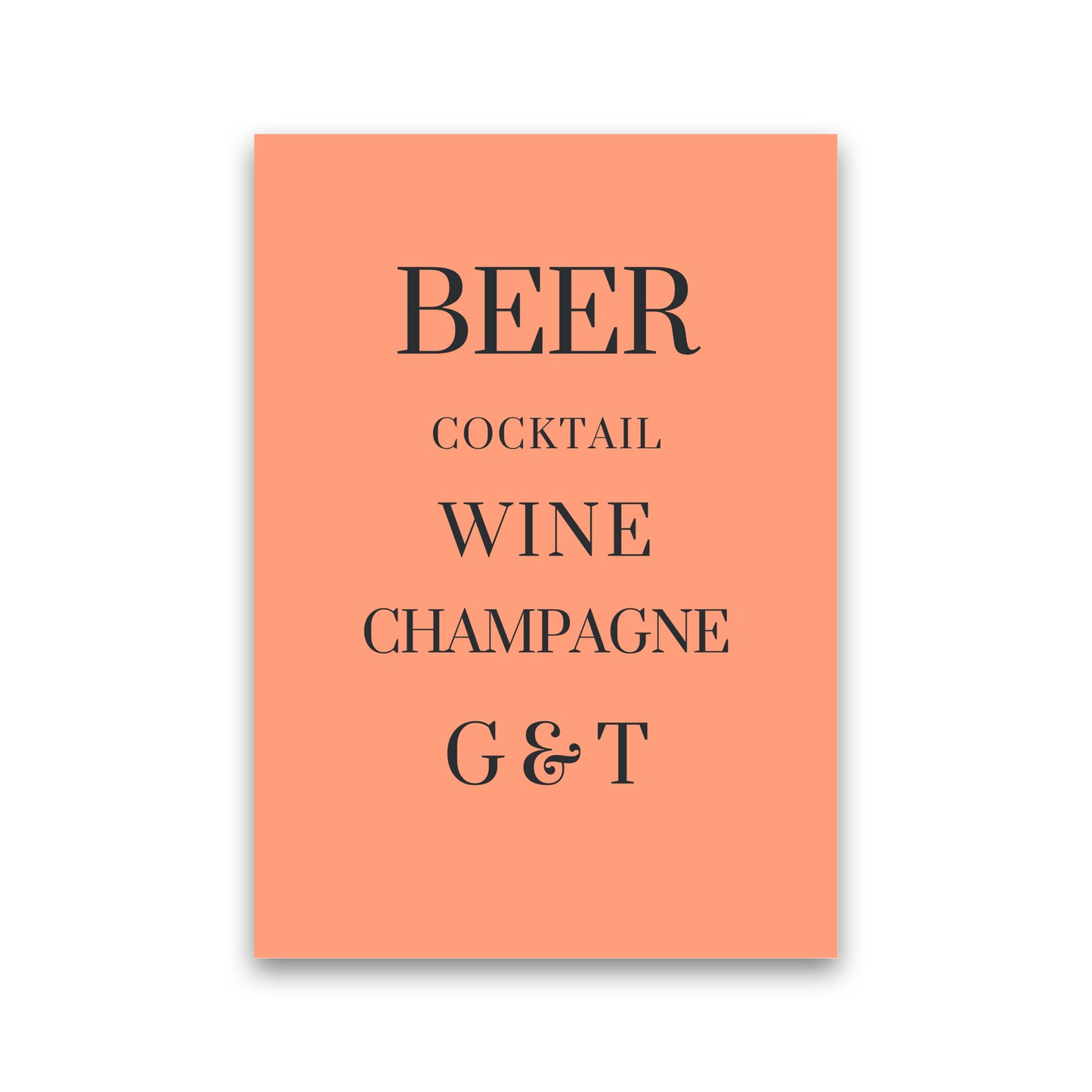 Drinks Art Print by Proper Job Studio Print Only