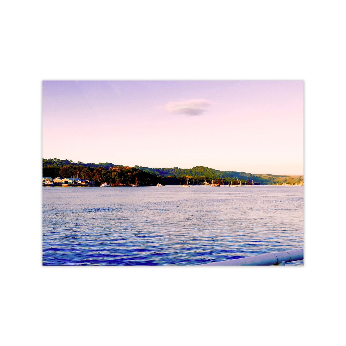 Calm ocean morning Art Print by Proper Job Studio Print Only