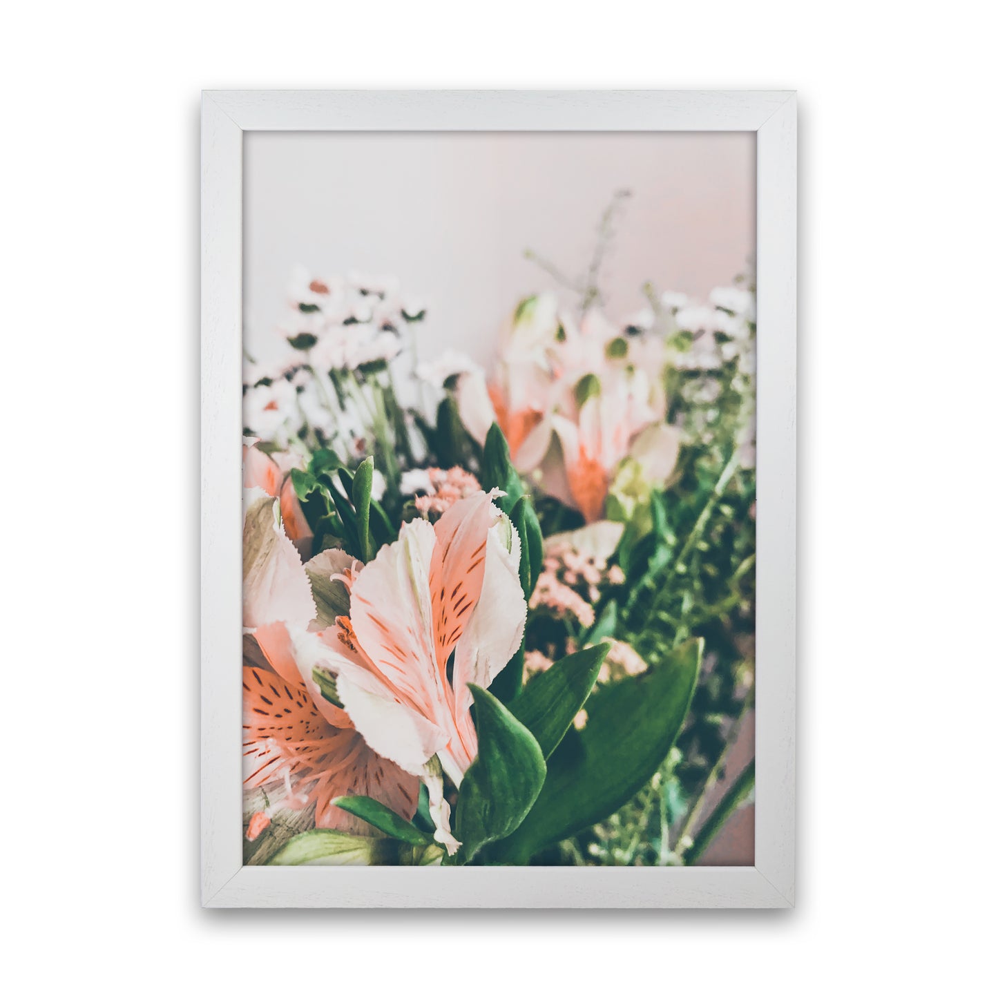 Flowers Photography Art Print by Proper Job Studio White Grain