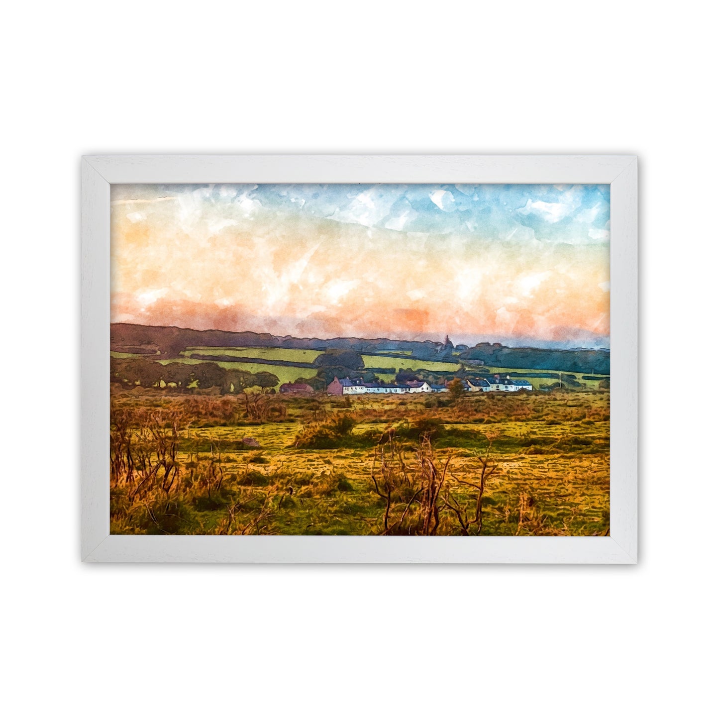 Looking over Dartmoor White Grain