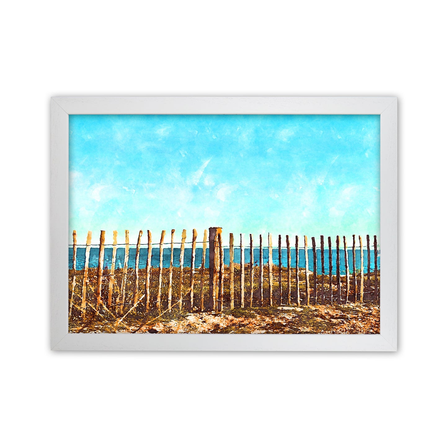 A day at the beach White Grain