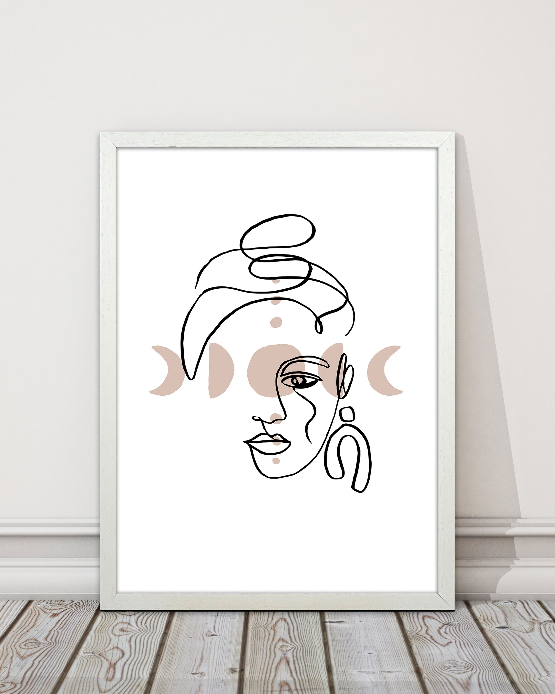 face with earrings moonphases 07