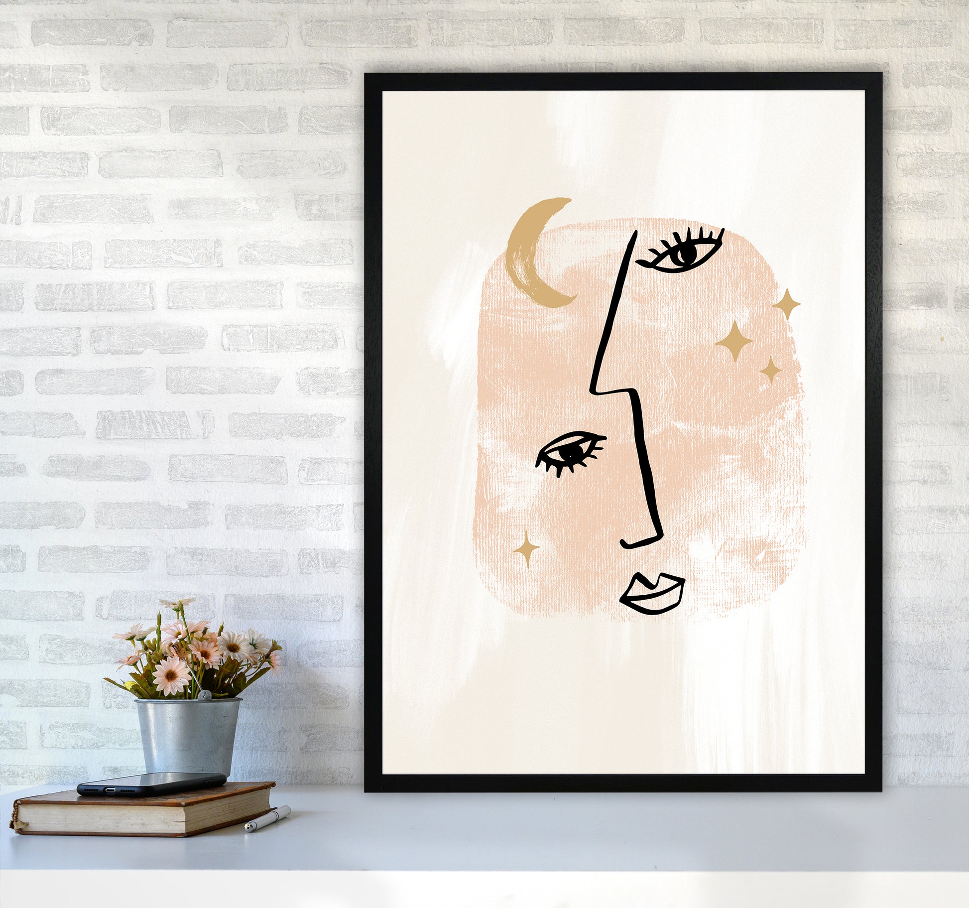 Picasso Minimal Profiles By Planeta444 A1 White Frame