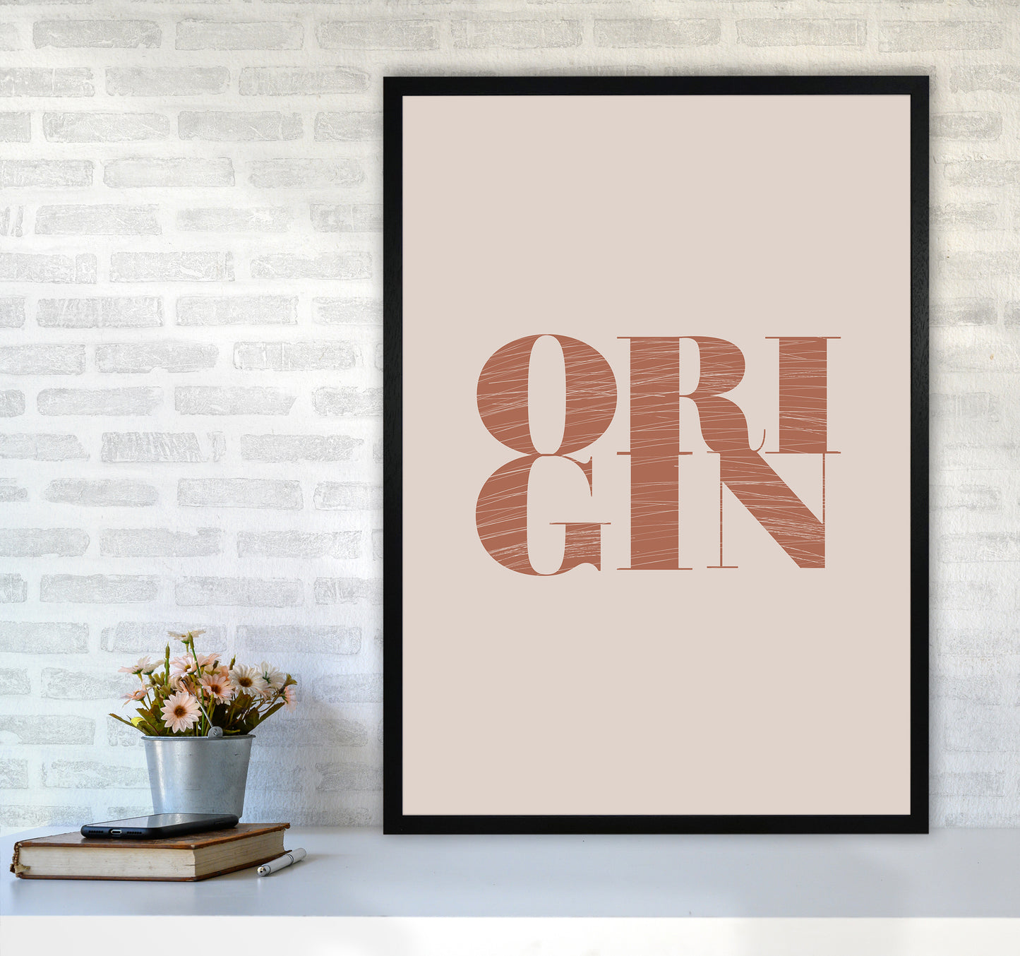 Origin Cavern Clay By Planeta444 A1 White Frame
