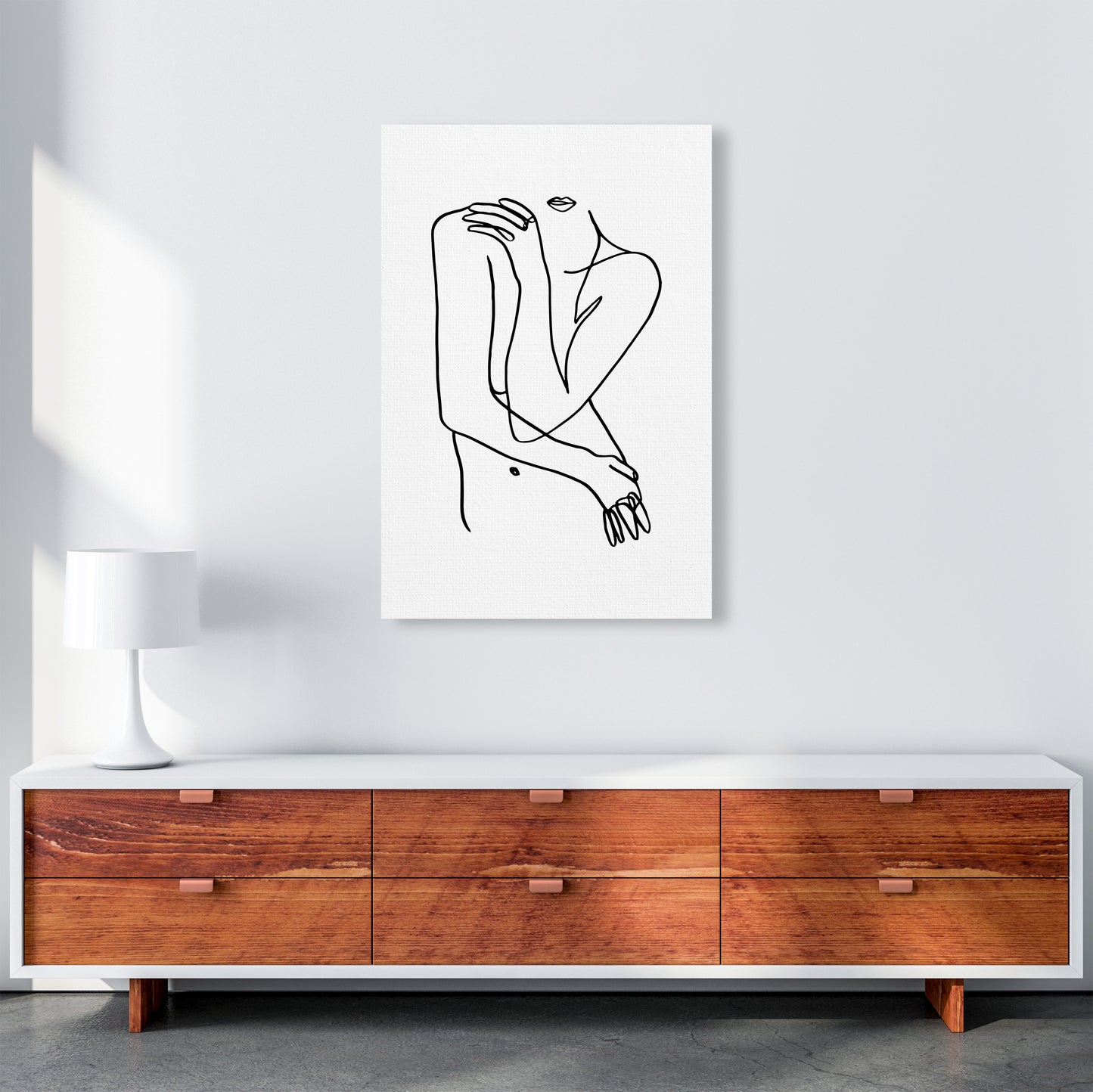 Hiding Front Pose By Planeta444 A1 Canvas