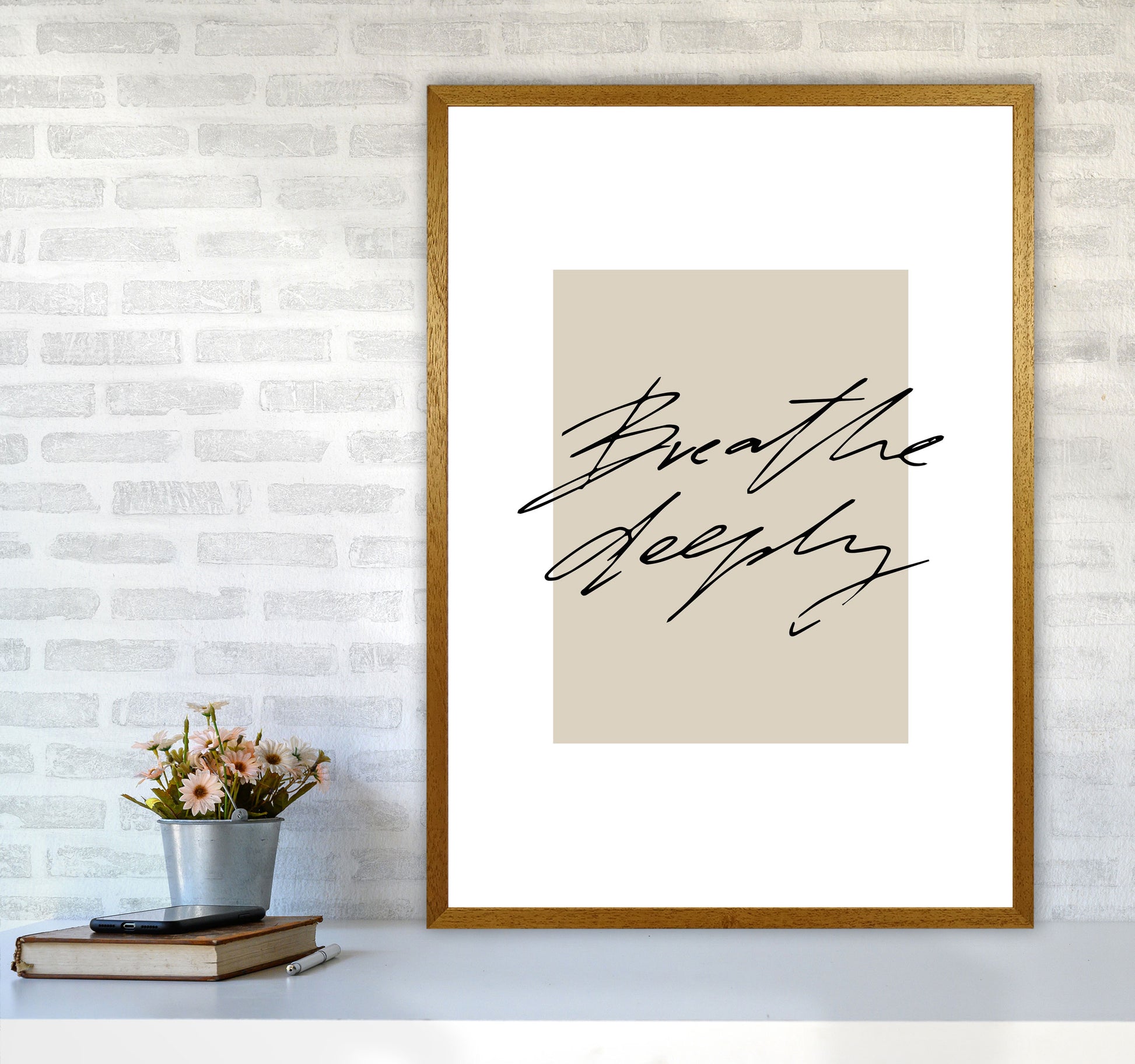 Breathe Deeply By Planeta444 A1 Print Only