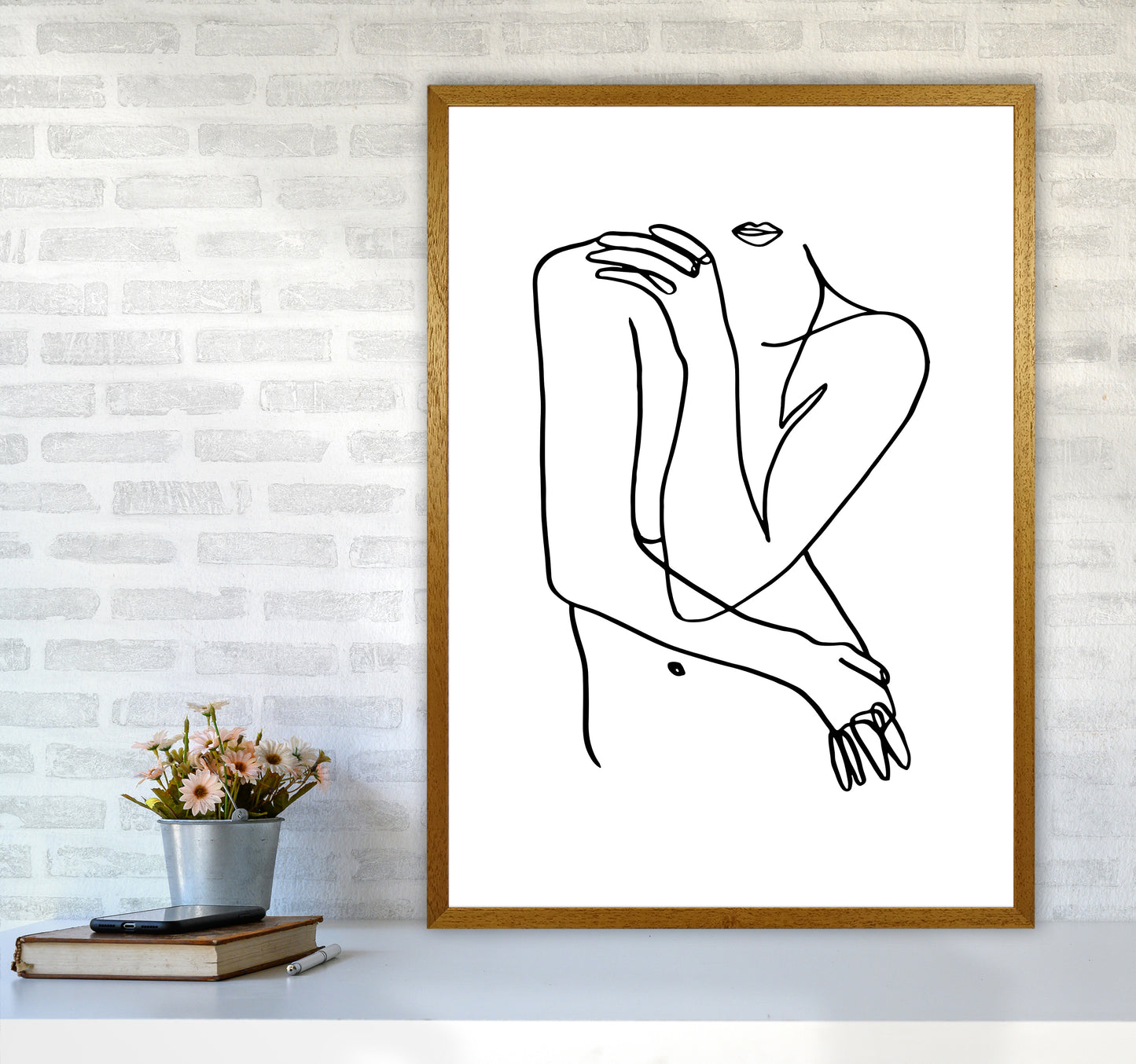 Hiding Front Pose By Planeta444 A1 Print Only