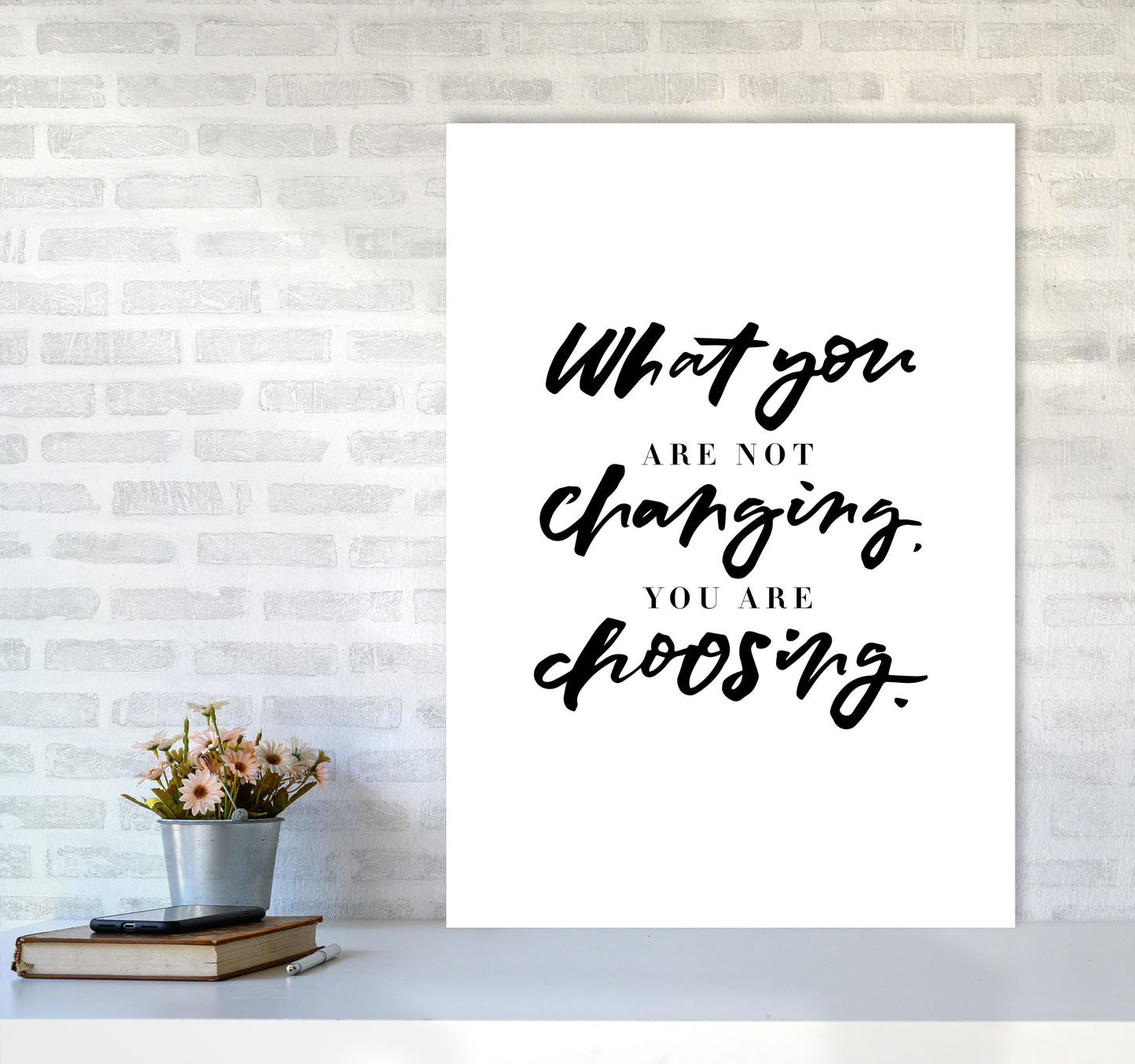 What You Are Not Changing By Planeta444 A1 Black Frame