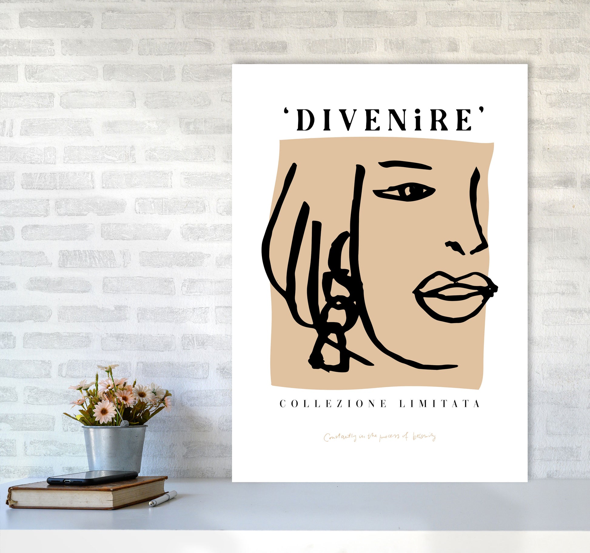 Divenire1 Viso By Planeta444 A1 Black Frame