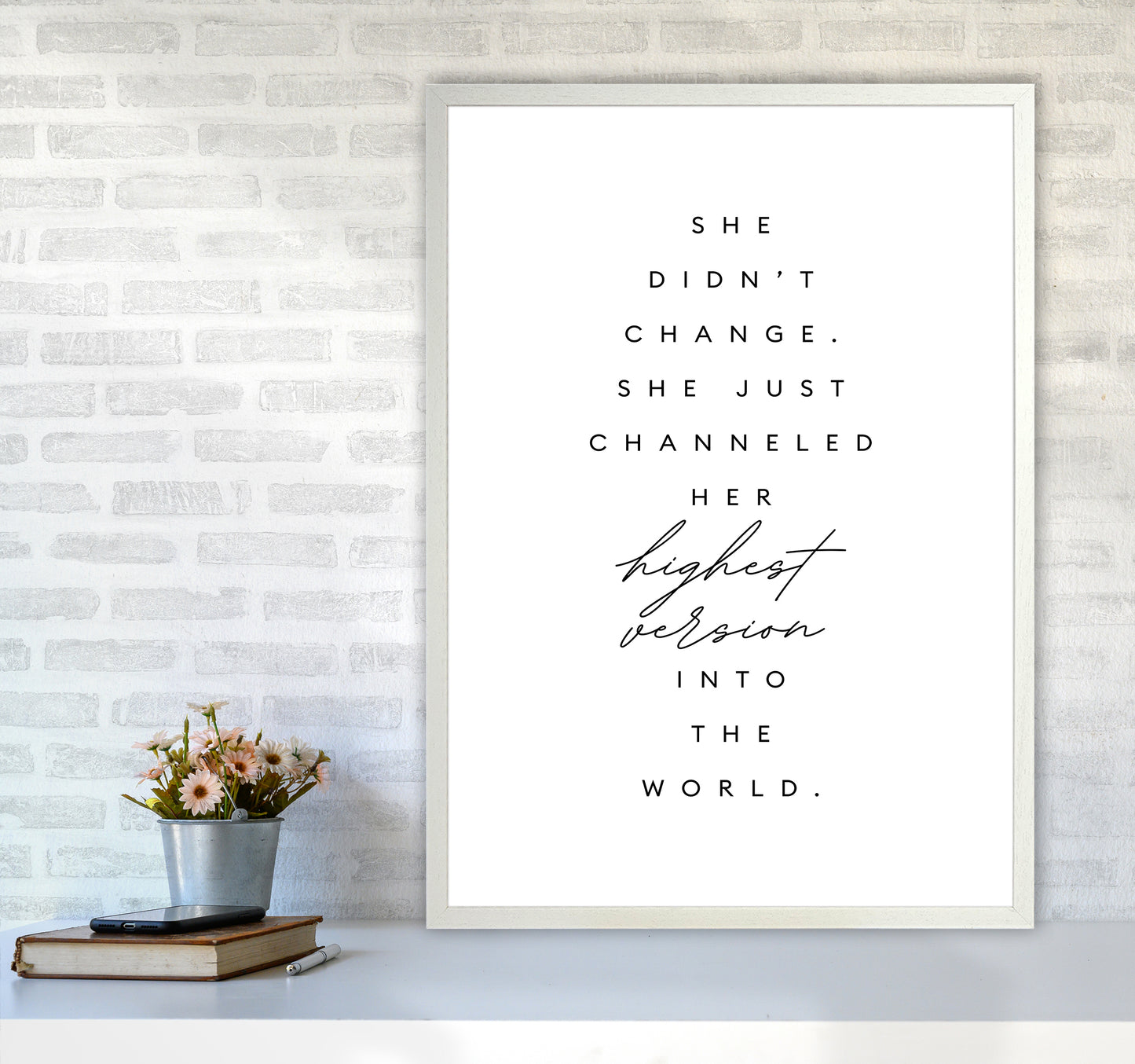 She Didnt Change Type By Planeta444 A1 Oak Frame