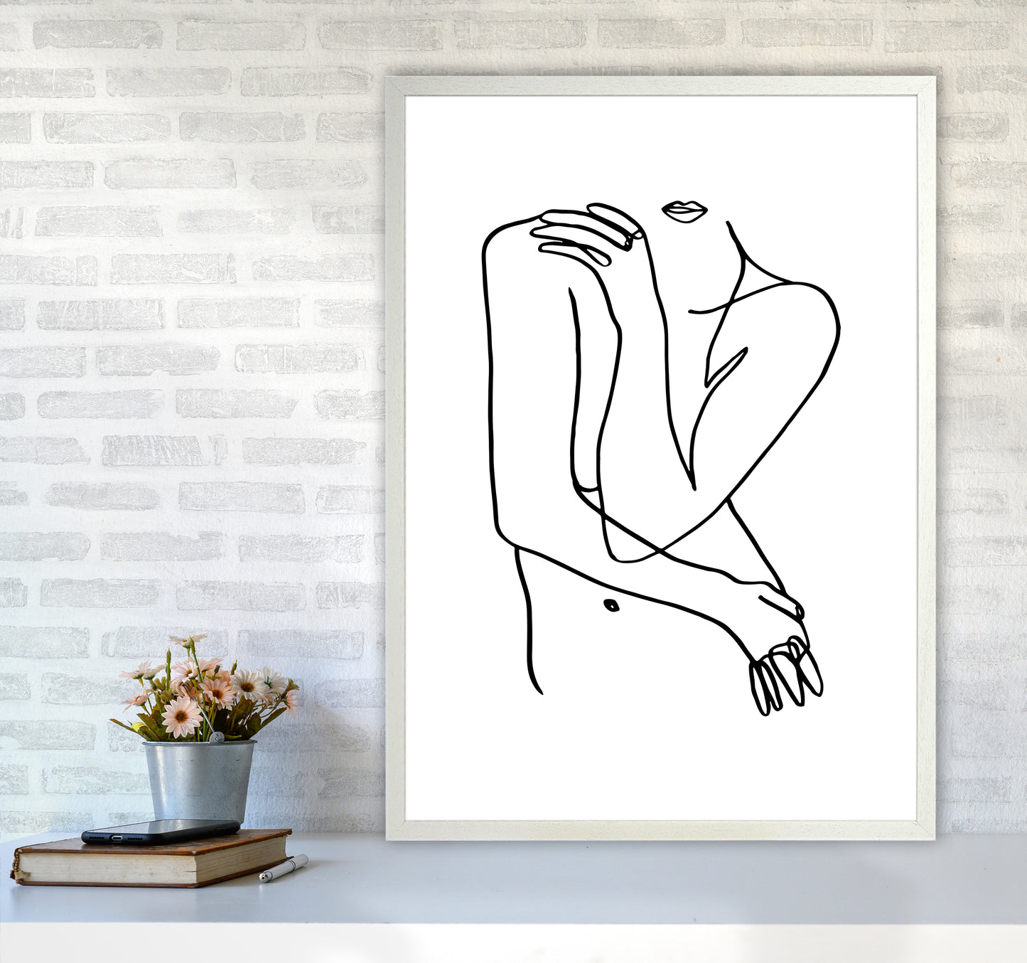 Hiding Front Pose By Planeta444 A1 Oak Frame