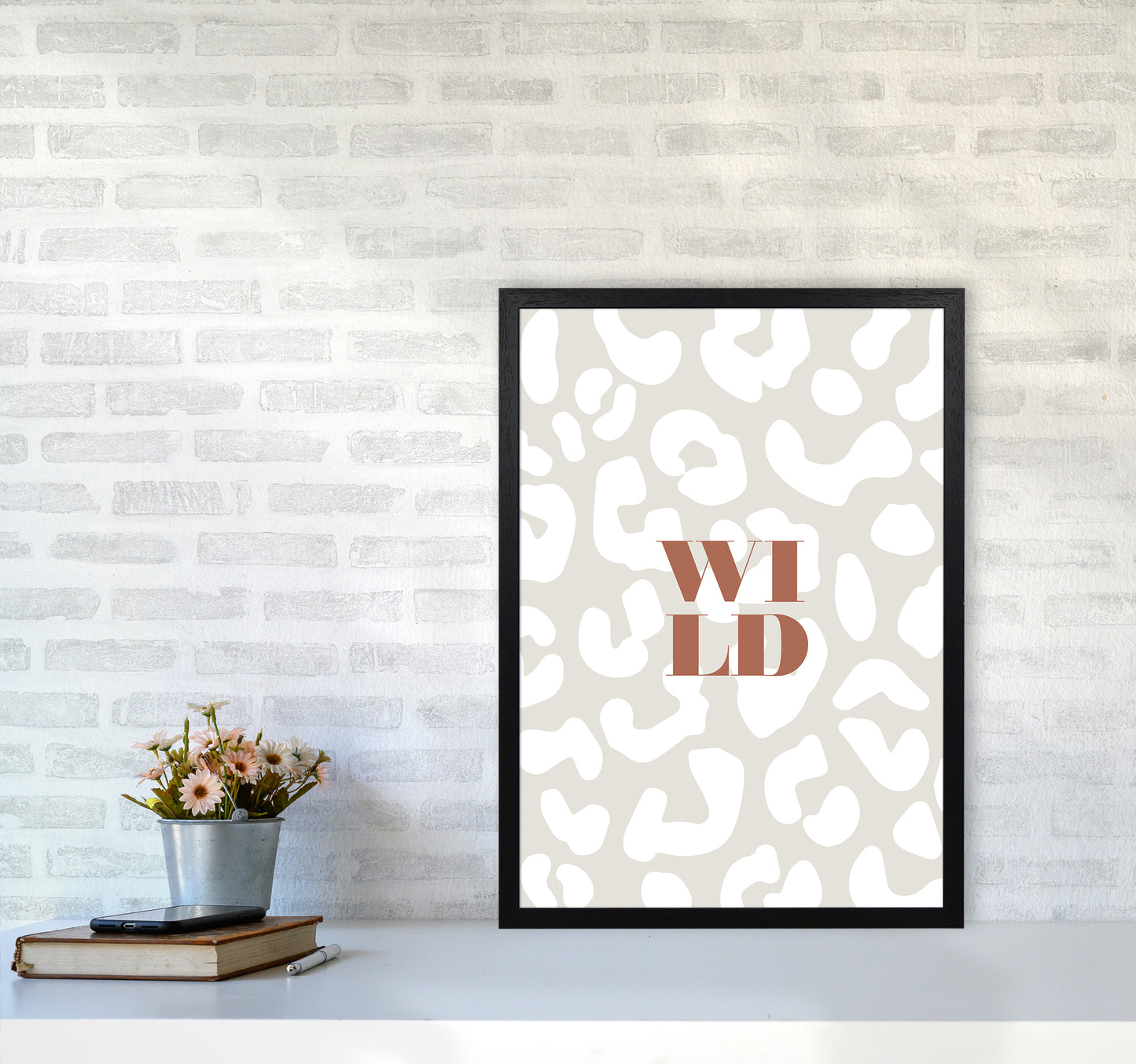 Wild Cavern Clay2 By Planeta444 A2 White Frame