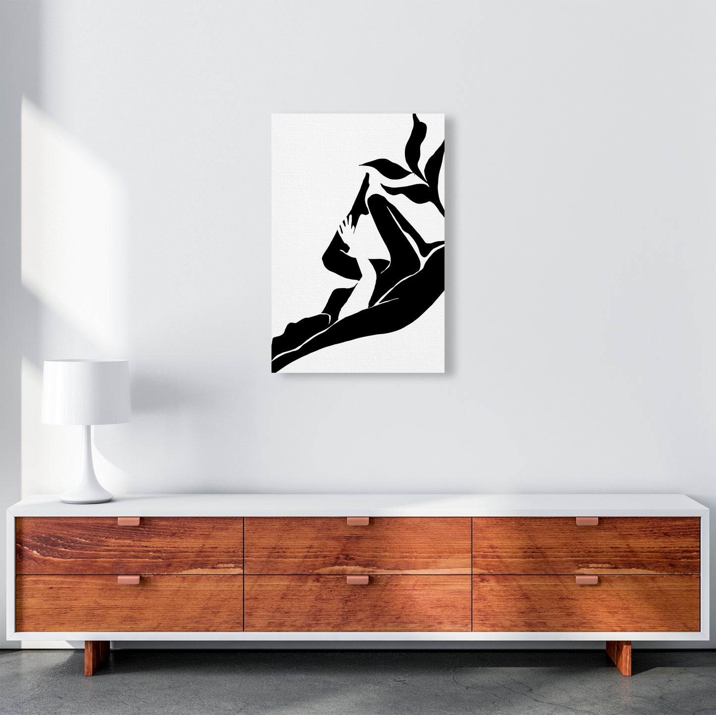 Matisse Lying Plant By Planeta444 A2 Canvas