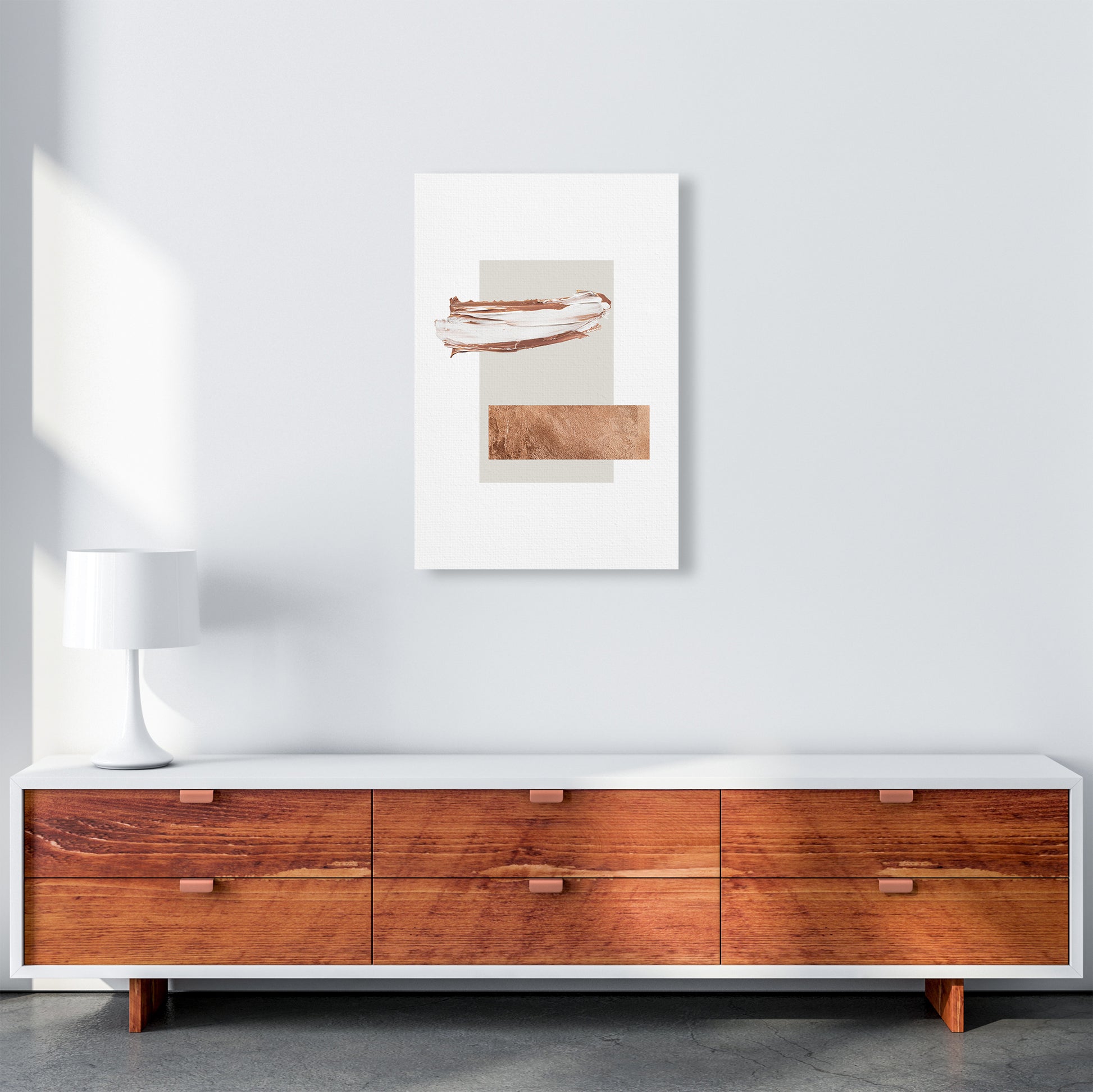 Paint Strokes Cavern Clay Copper1 By Planeta444 A2 Canvas