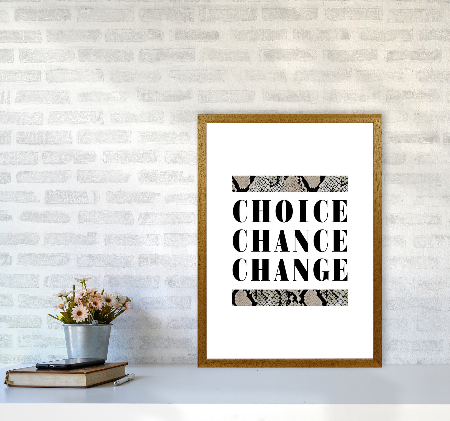 Choice Chance Change Snake By Planeta444 A2 Print Only
