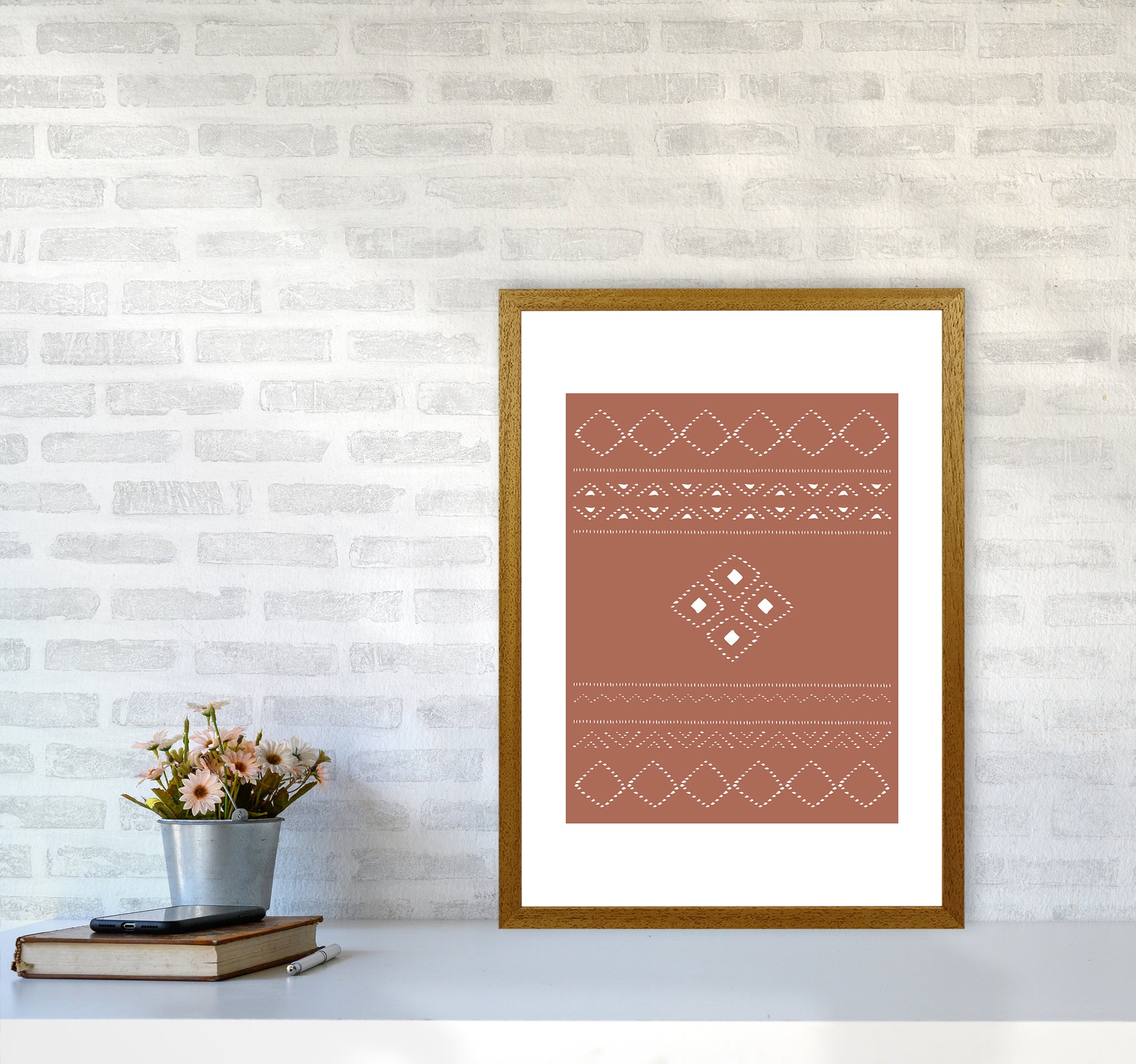 Ethno Clay By Planeta444 A2 Print Only