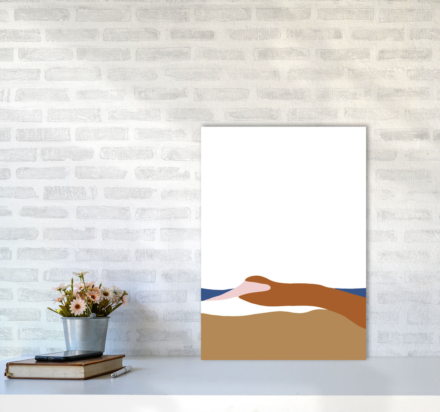 Abstract Dunes2 By Planeta444 A2 Black Frame