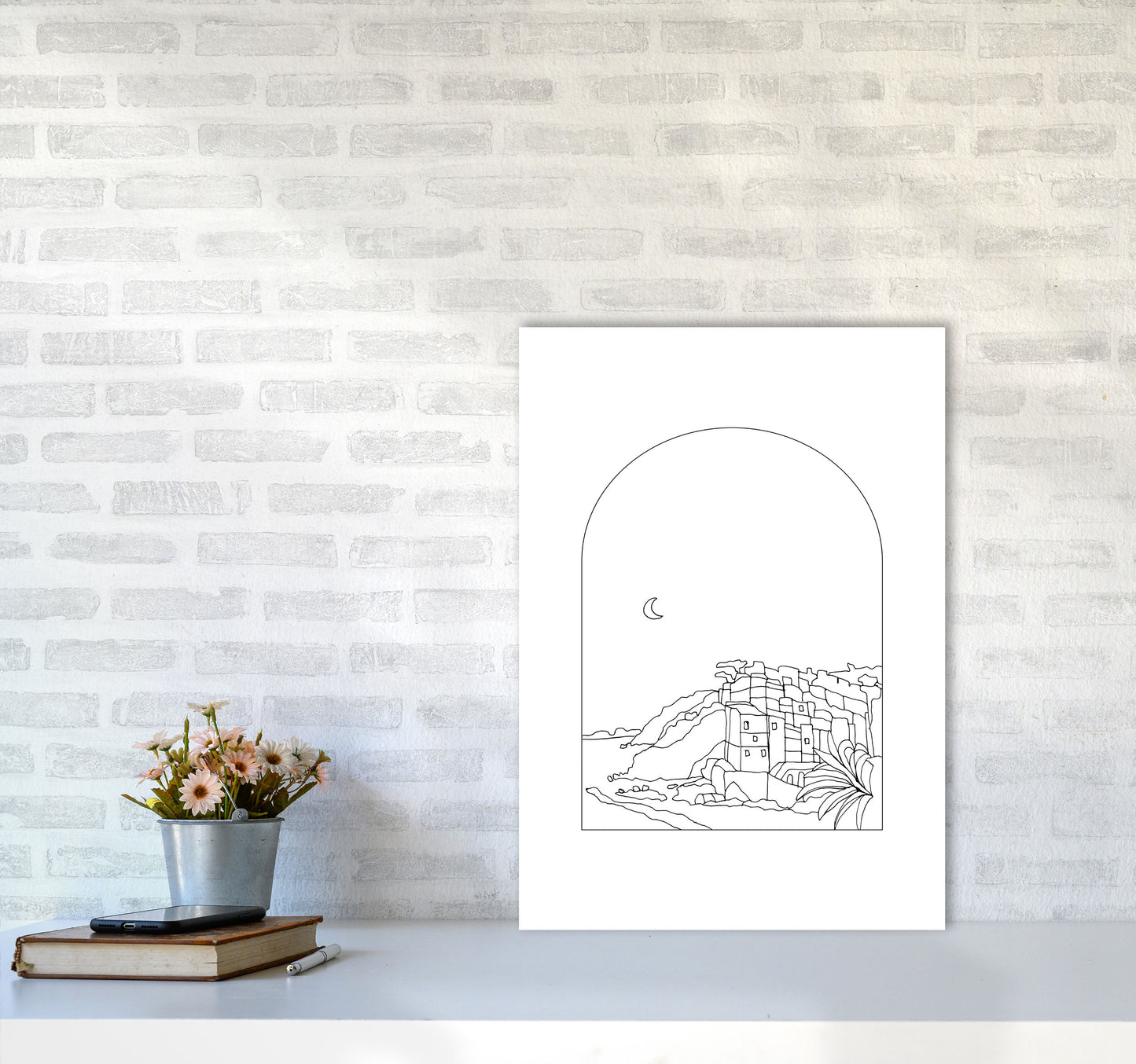 Cinque Terre By Planeta444 A2 Black Frame