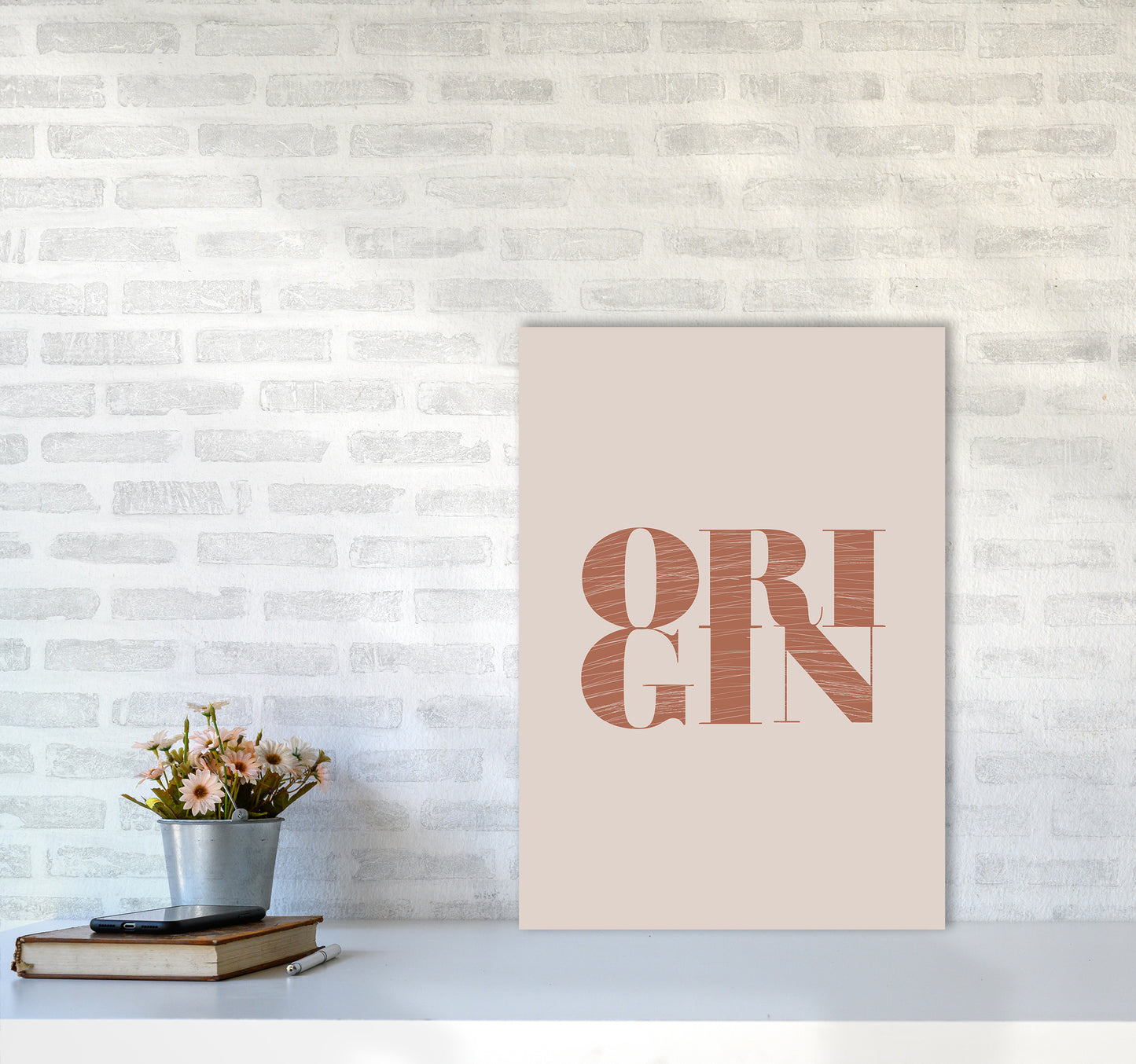 Origin Cavern Clay By Planeta444 A2 Black Frame